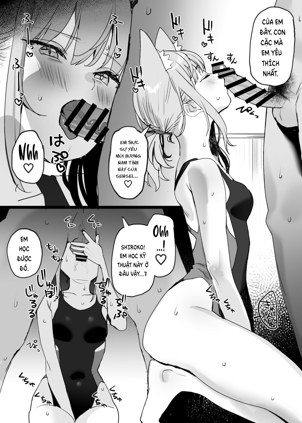 Đọc truyện hentai Mizugi Shiroko Ero Manga - Oneshot