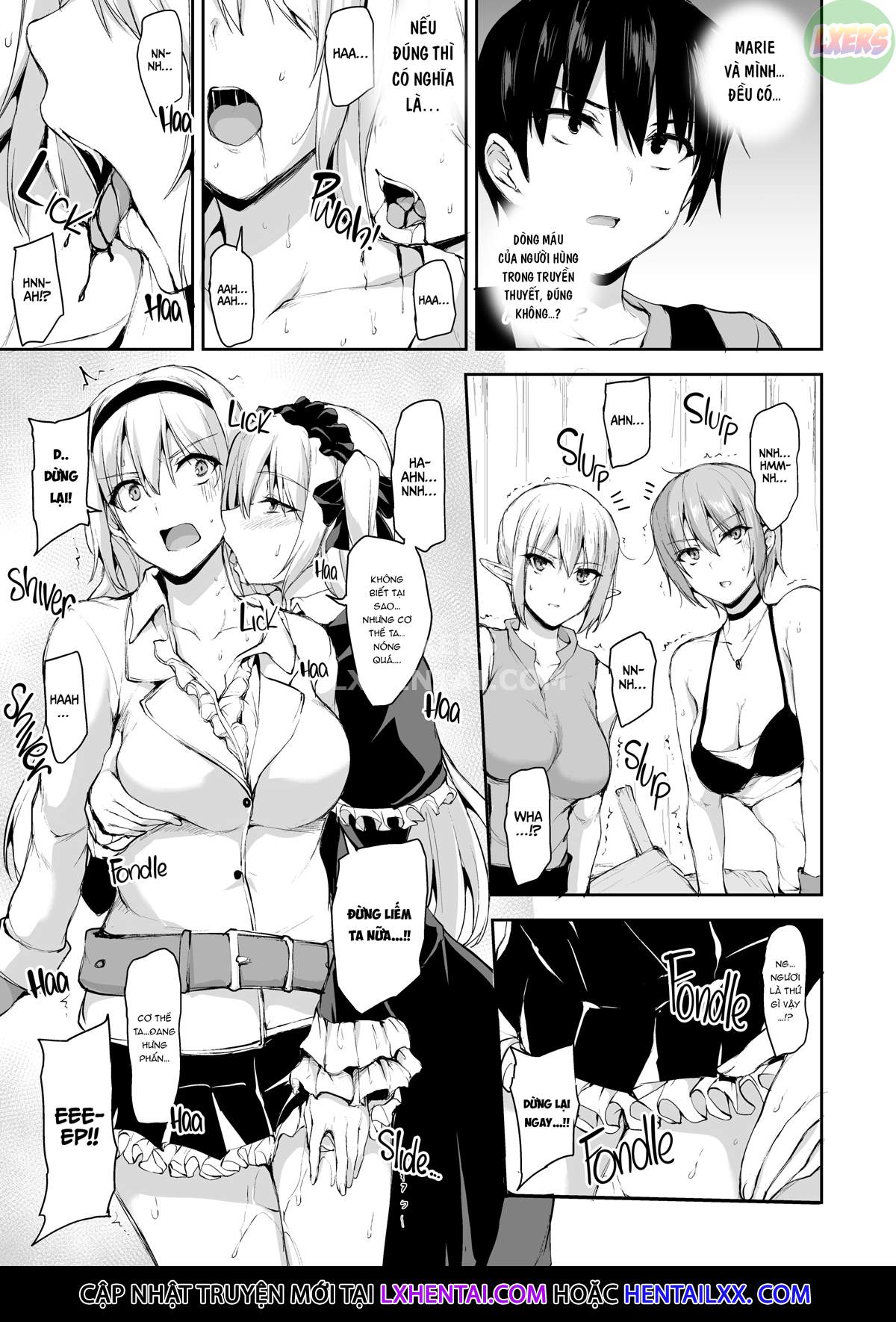 Đọc truyện hentai Tales of a Harem in Another World - Chap 7 - Clash! The Vampire Girl Vs. The Haughty Princess