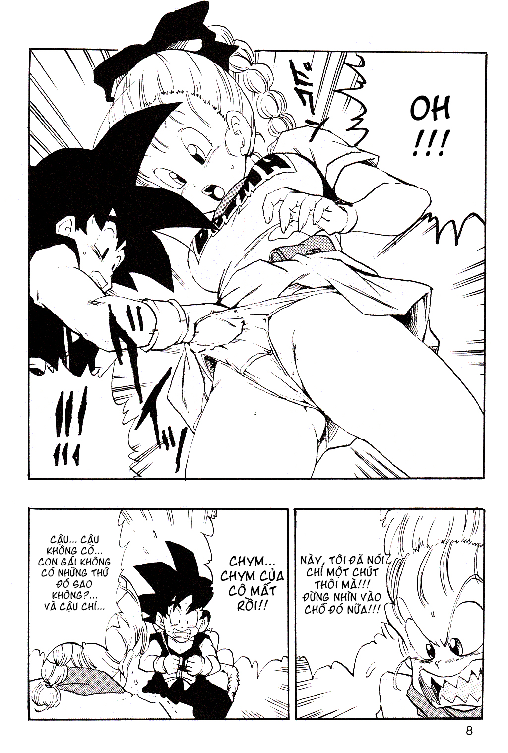 Đọc truyện hentai Những câu chuyện xấu hổ của Bulma - Chap 1 - Goku ngây thơ