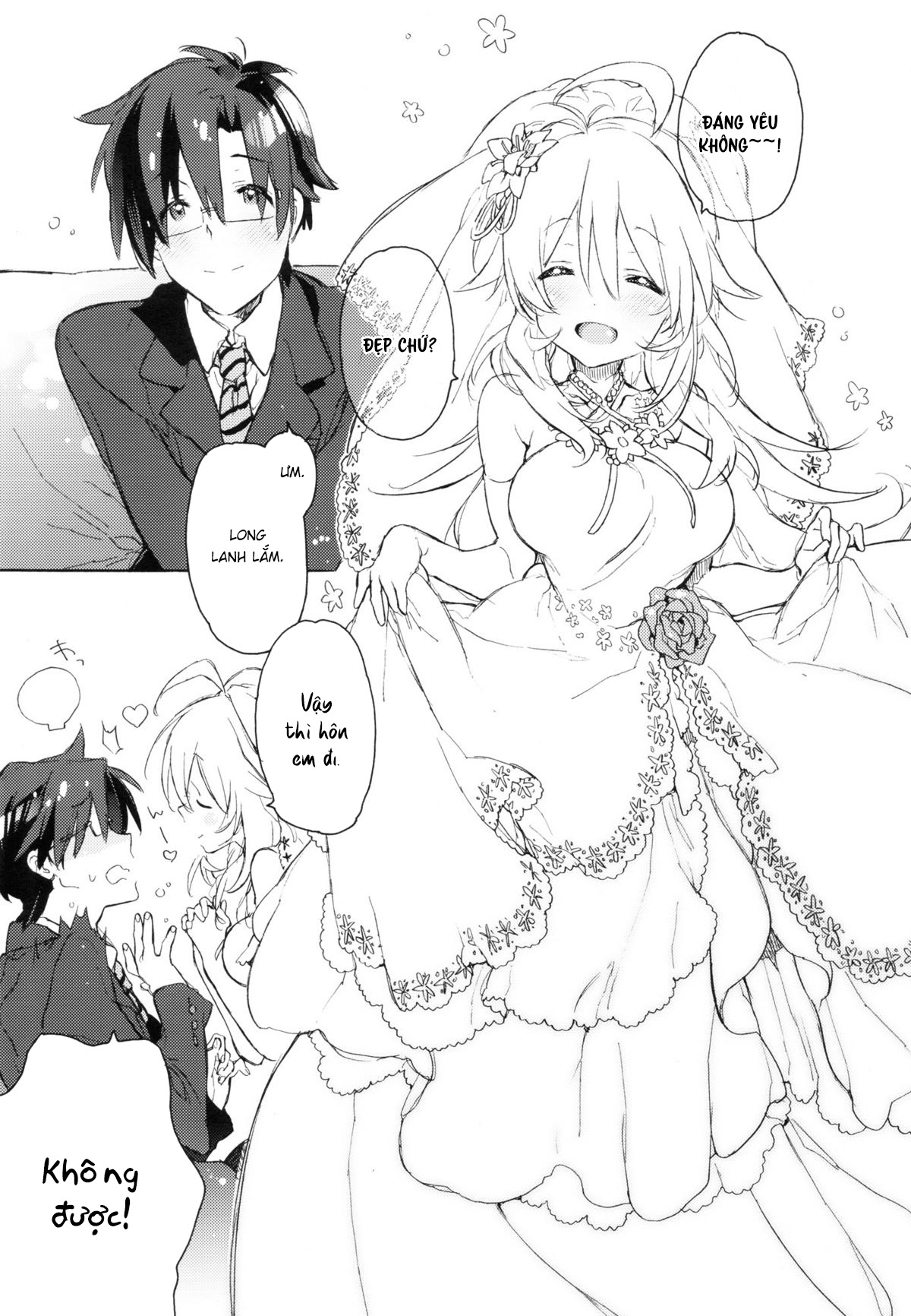 Đọc truyện hentai Miki Hoshii series - Anh đến để được yêu em với bó hoa trên tay