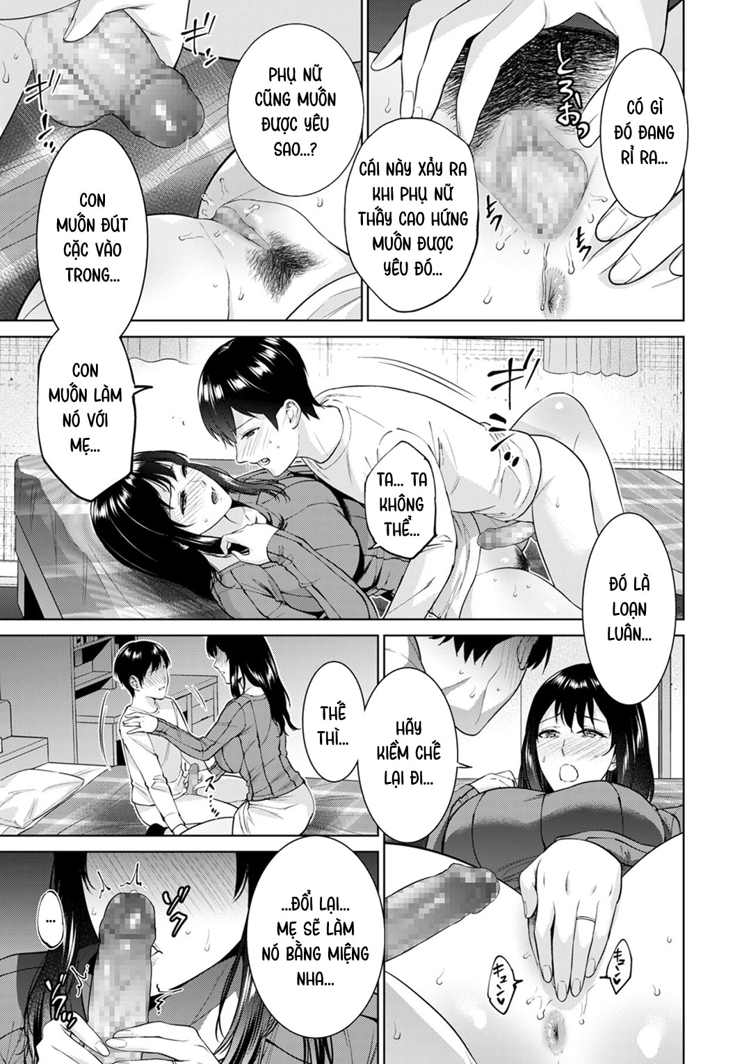 Đọc truyện hentai Lễ cưới bí mật với mẹ! - Oneshot