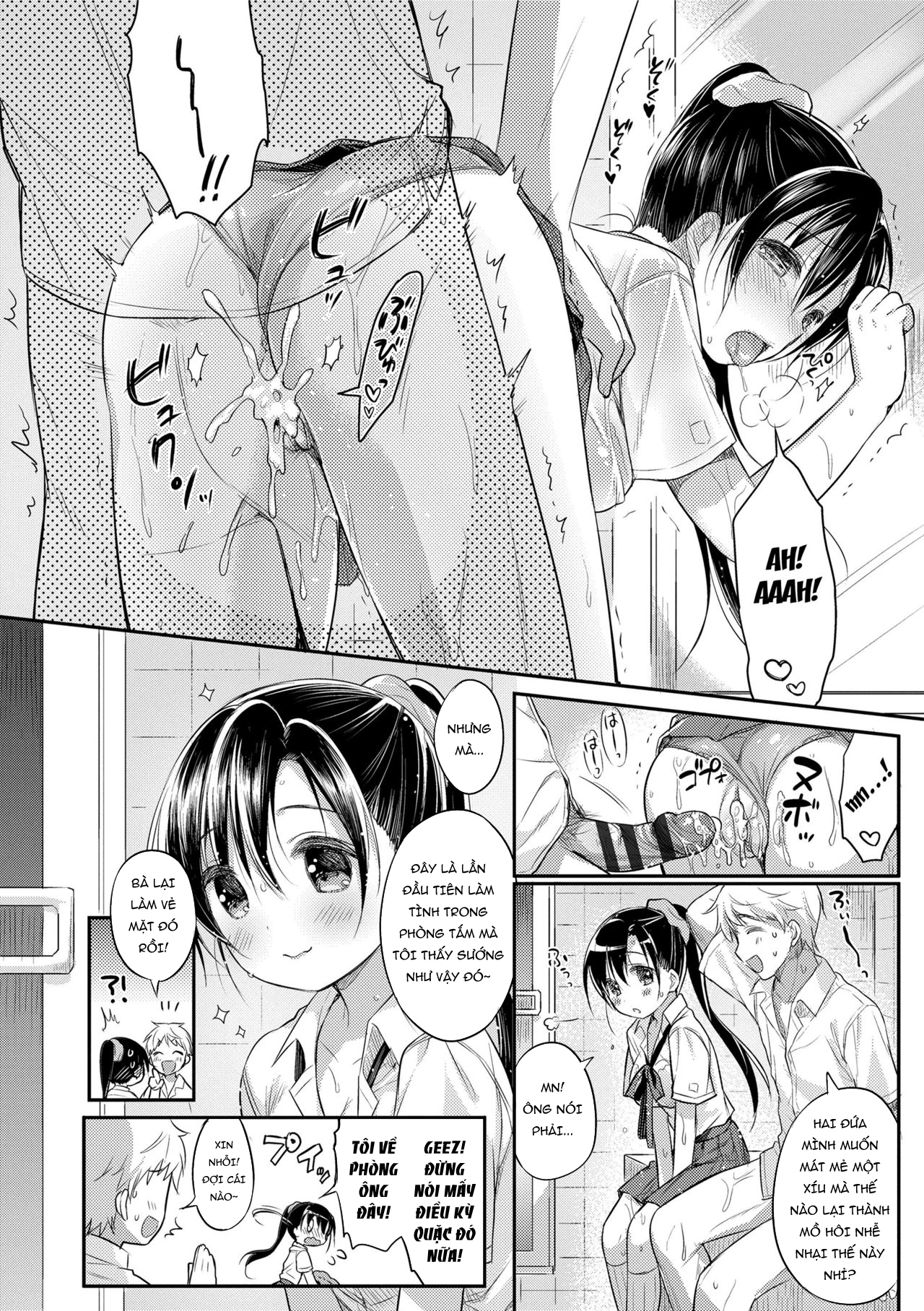 Đọc truyện hentai Hatsukoi Ecchi - First love H. - Chap 2: Hạ nhiệt