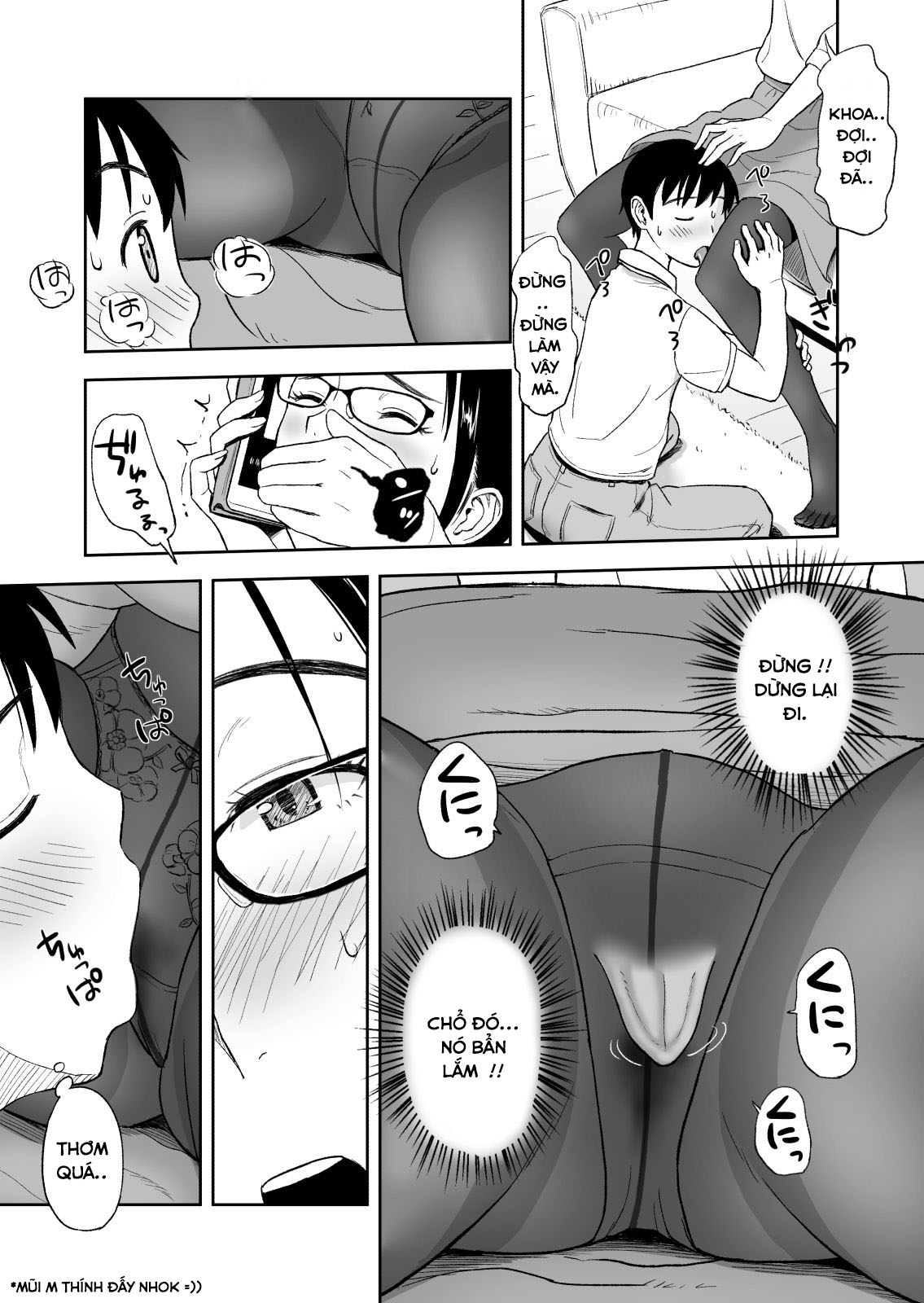 Đọc truyện hentai Konkatsu ni Hagemu Oba wa Oi ni Motomerarete Choppiri Ureshii. - Oneshot
