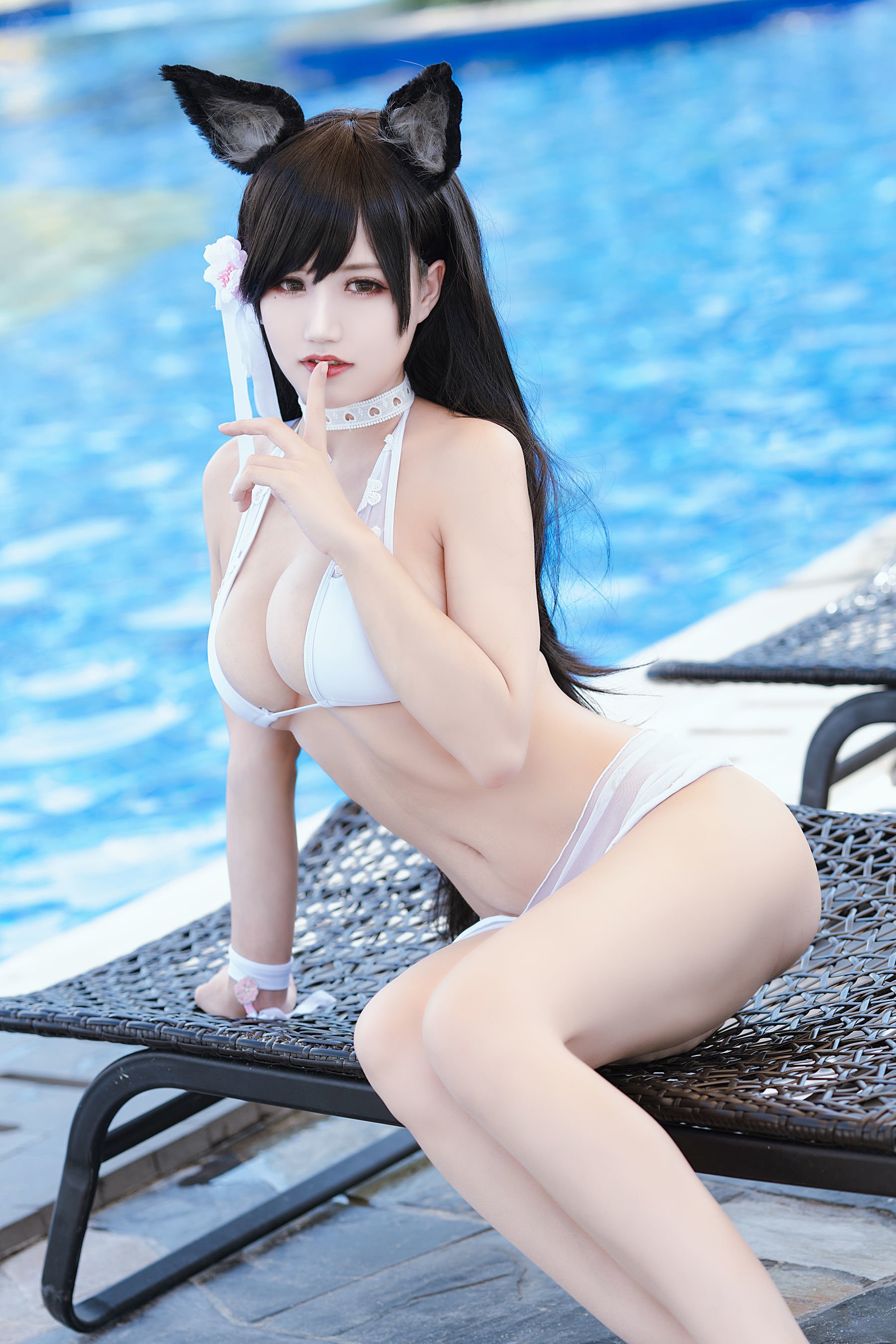 Đọc truyện hentai Tuyển tập Albums siêu phẩm Cosplay - Chap 735 - [Ogura Chiyo w] Captain Atago swimsuit