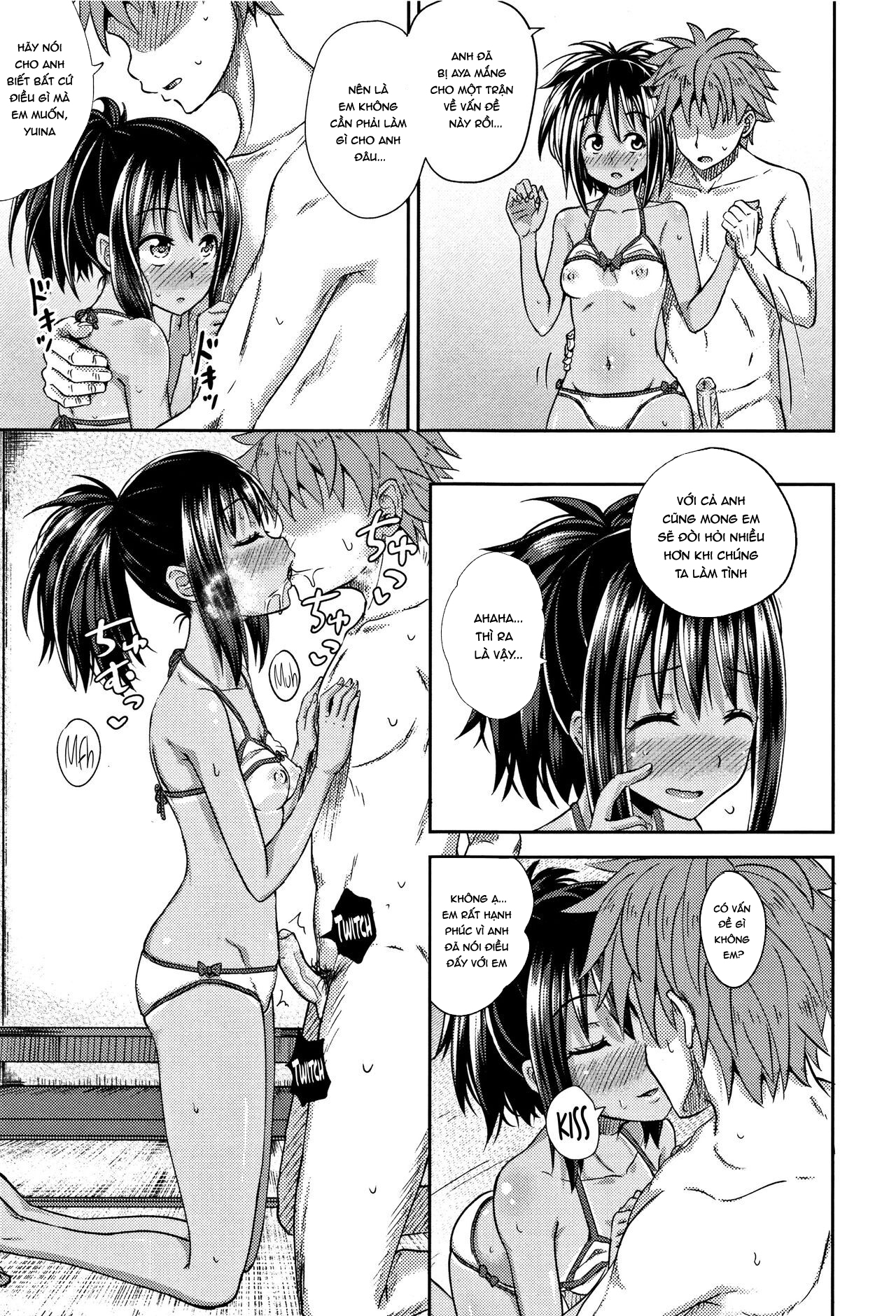Đọc truyện hentai Nodohame: Imouto Swappi - Chap 3
