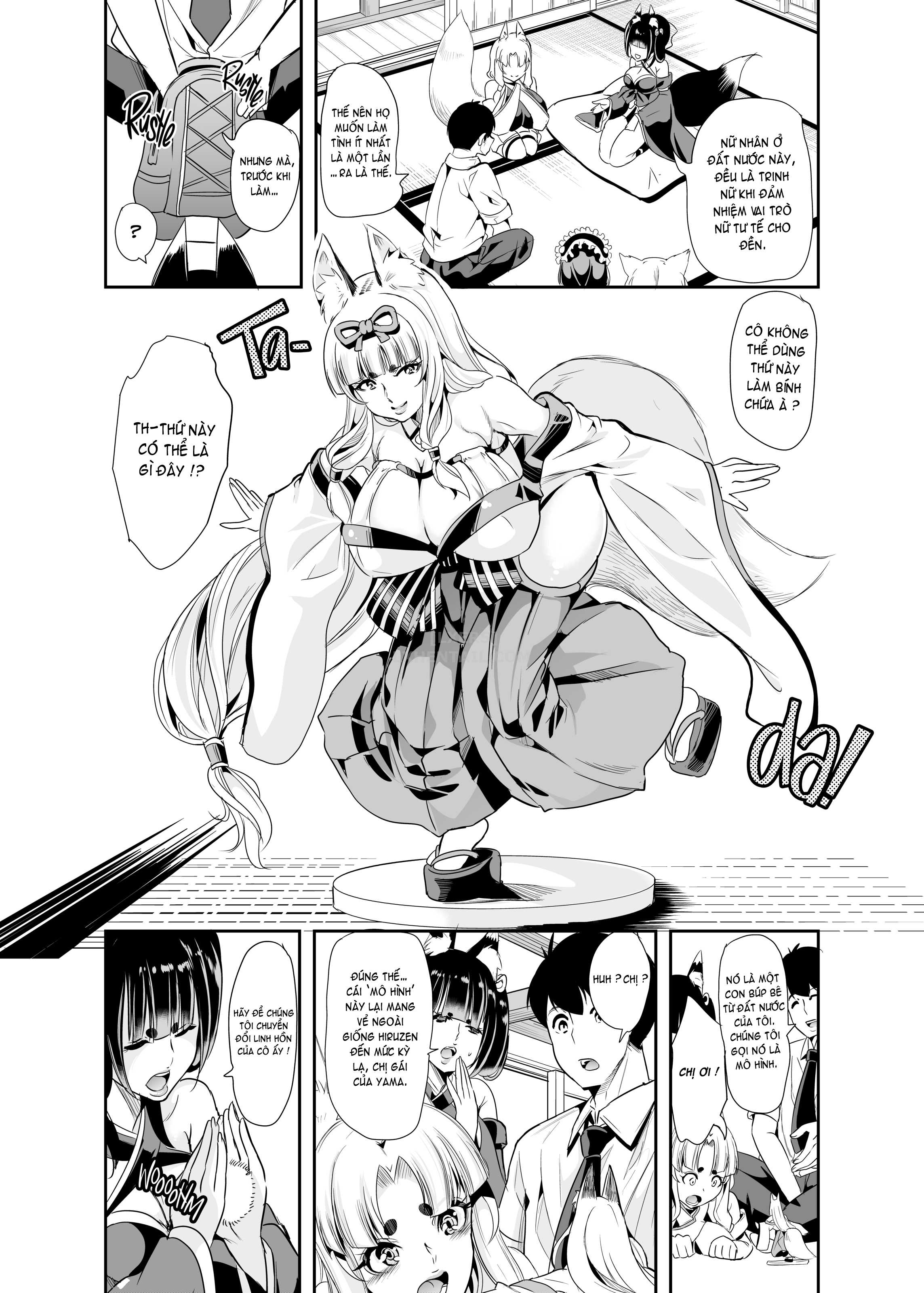 Đọc truyện hentai My Harem in Another World Collection - Chap 5 - Cumming with the Kami! Fluffy ❤️ Fucking