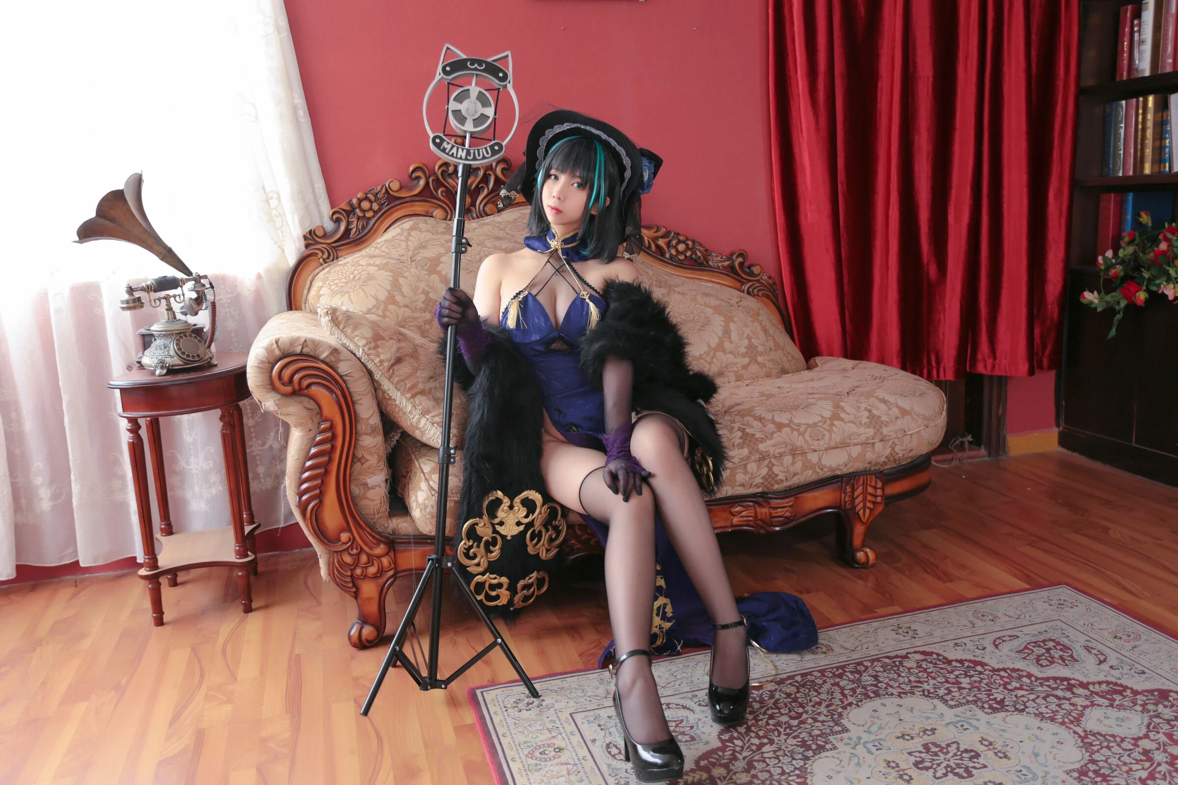 Đọc truyện hentai Tuyển tập Albums siêu phẩm Cosplay - Chap 569 - Meroko_Mei Tong - Cheshire Cheongsam