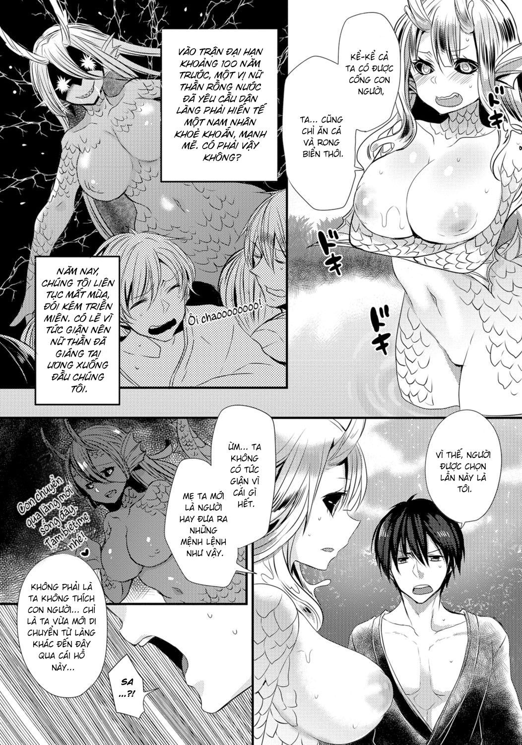 Đọc truyện hentai Hy sinh cho nữ thần rồng - Oneshot