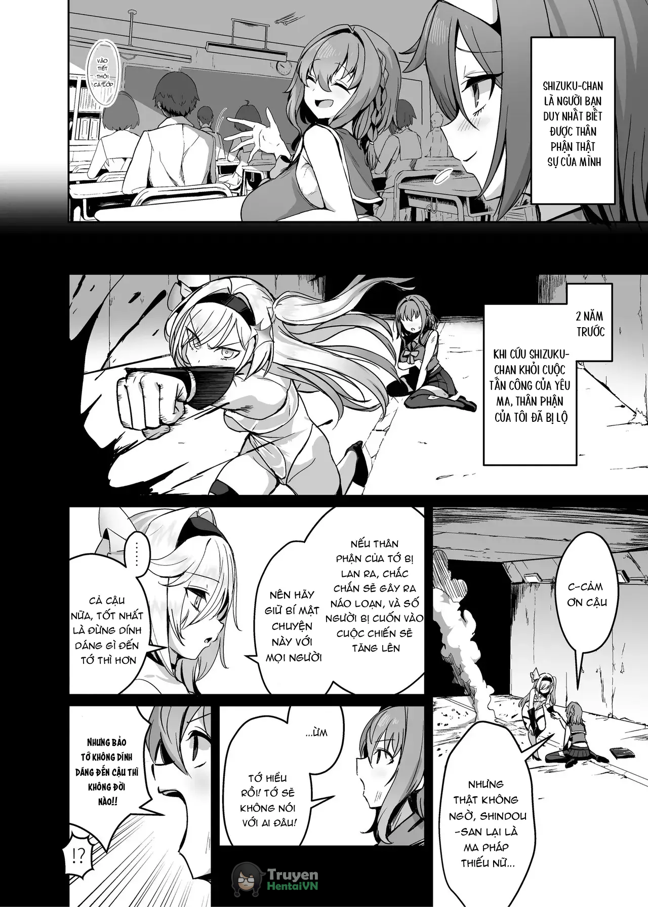 Đọc truyện hentai Mahou Shoujo Saint Lily Dankon ~Futanari o Hayasareta Mahou Shoujo ga Chinpo-gurui ni Ochiru Made~ - Oneshot
