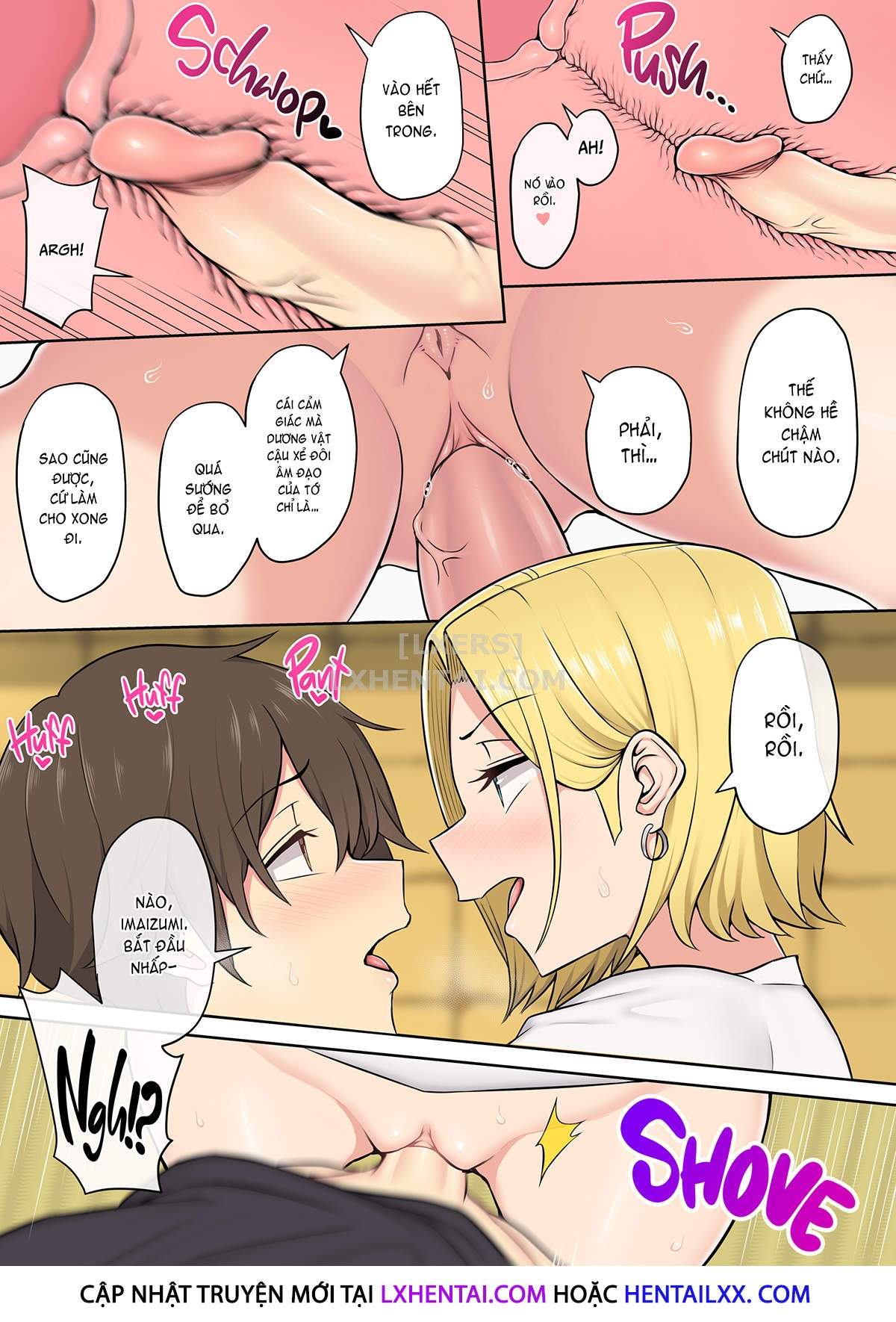 Đọc truyện hentai Imaizumi đưa cả bầy Gyaru về nhà mình - Chap 2