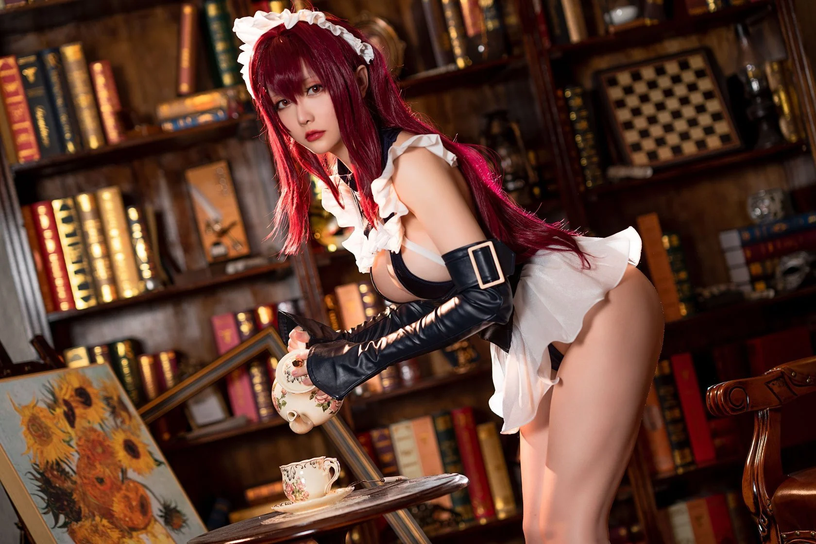 Đọc truyện hentai Tuyển tập Albums siêu phẩm Cosplay - Chap 921 - [Star Delay] Scathach Maid