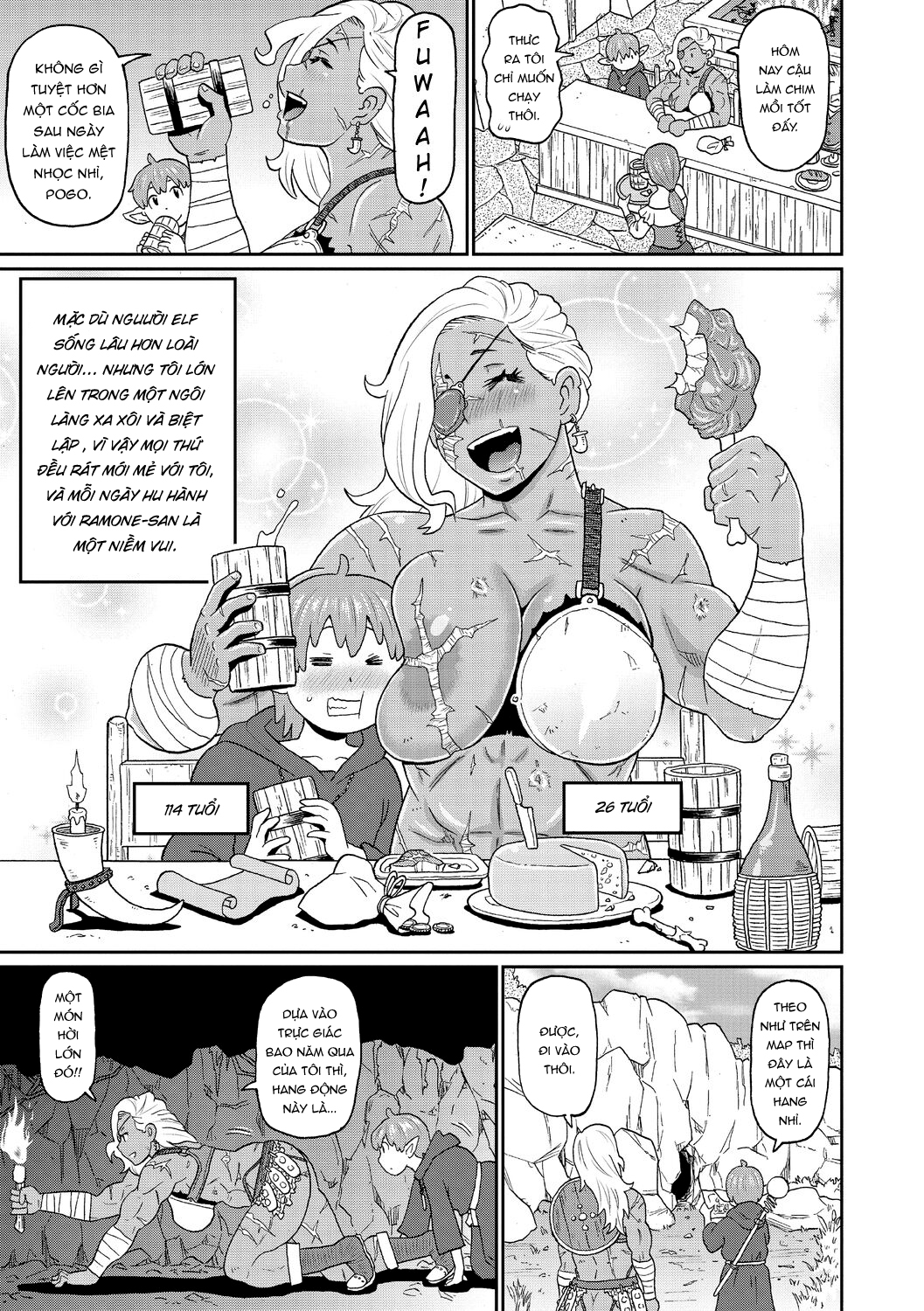 Đọc truyện hentai Rekisen no Onna Senshi to Boku no Tabi - Chap 1