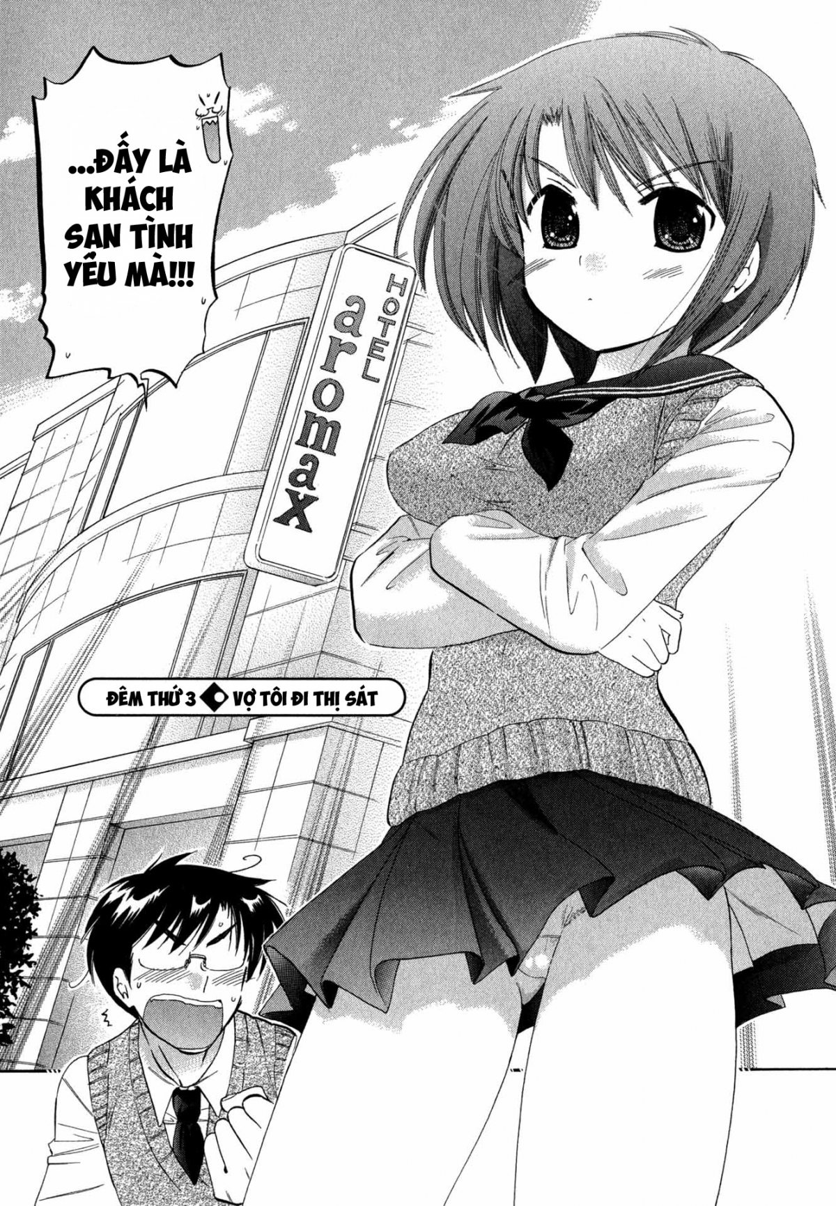 Đọc truyện hentai Vợ tôi là chủ tịch hội học sinh - Chap 3: Vợ tôi đi thị sát