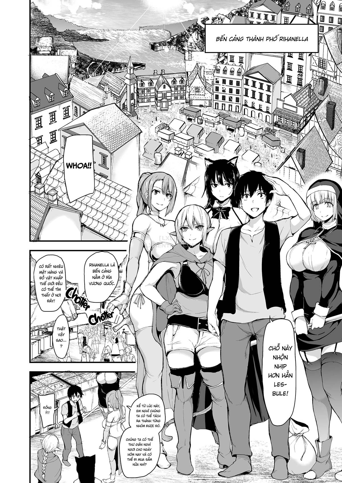 Đọc truyện hentai Tales of a Harem in Another World - Chap 5 - Ambushed! The Wild Succubus Sisters Appear!