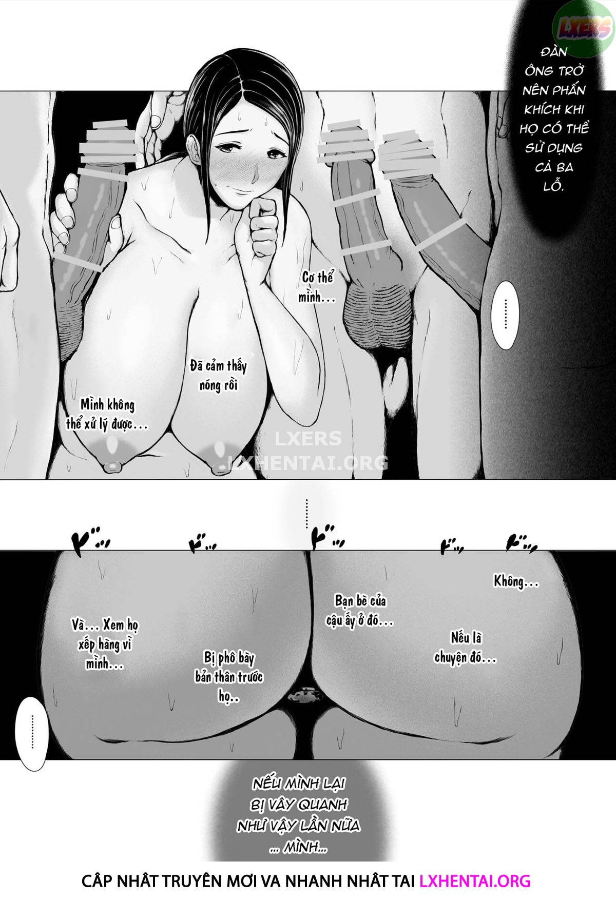 Đọc truyện hentai Hahagui Ottori Okaasan ga Toshishita Yarichin ni Nerawareru Toki - Chap 2B