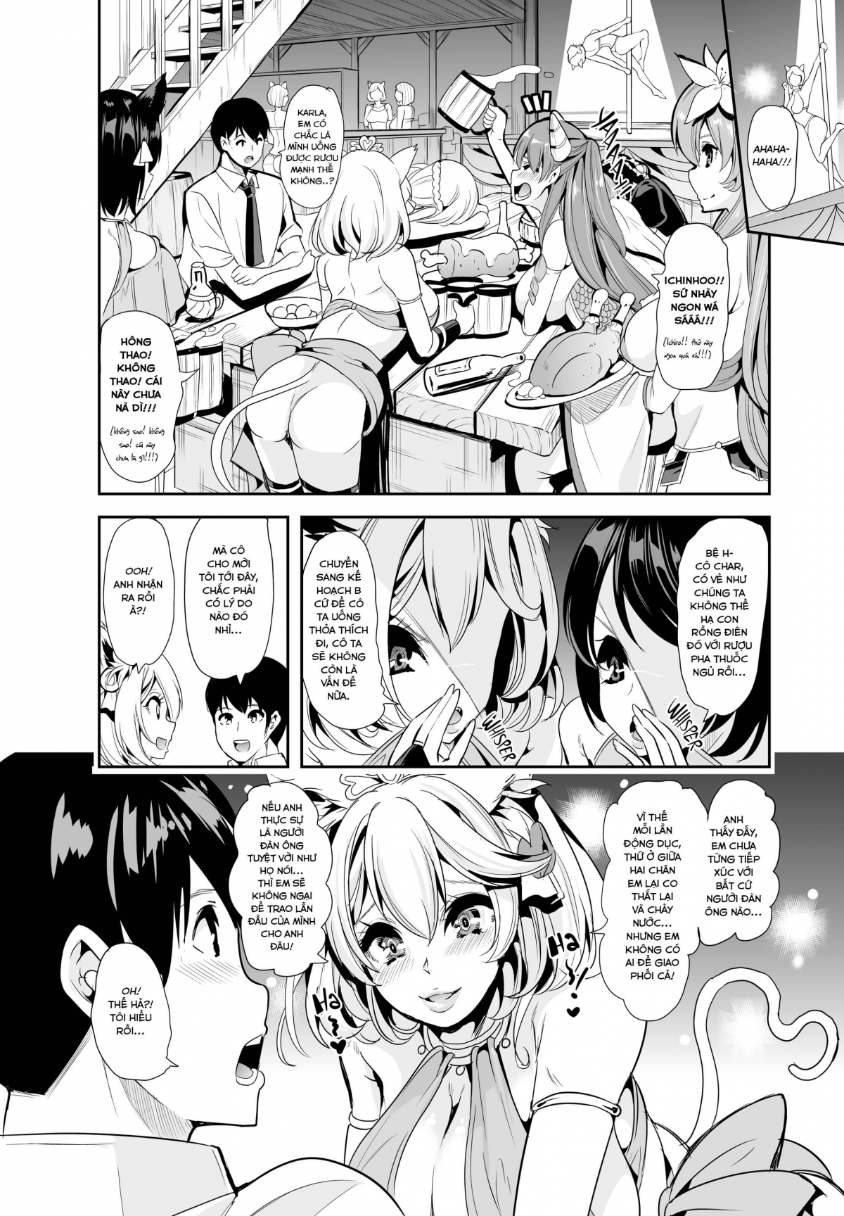 Đọc truyện hentai Dàn Harem tại dị giới - Chap 3(A)