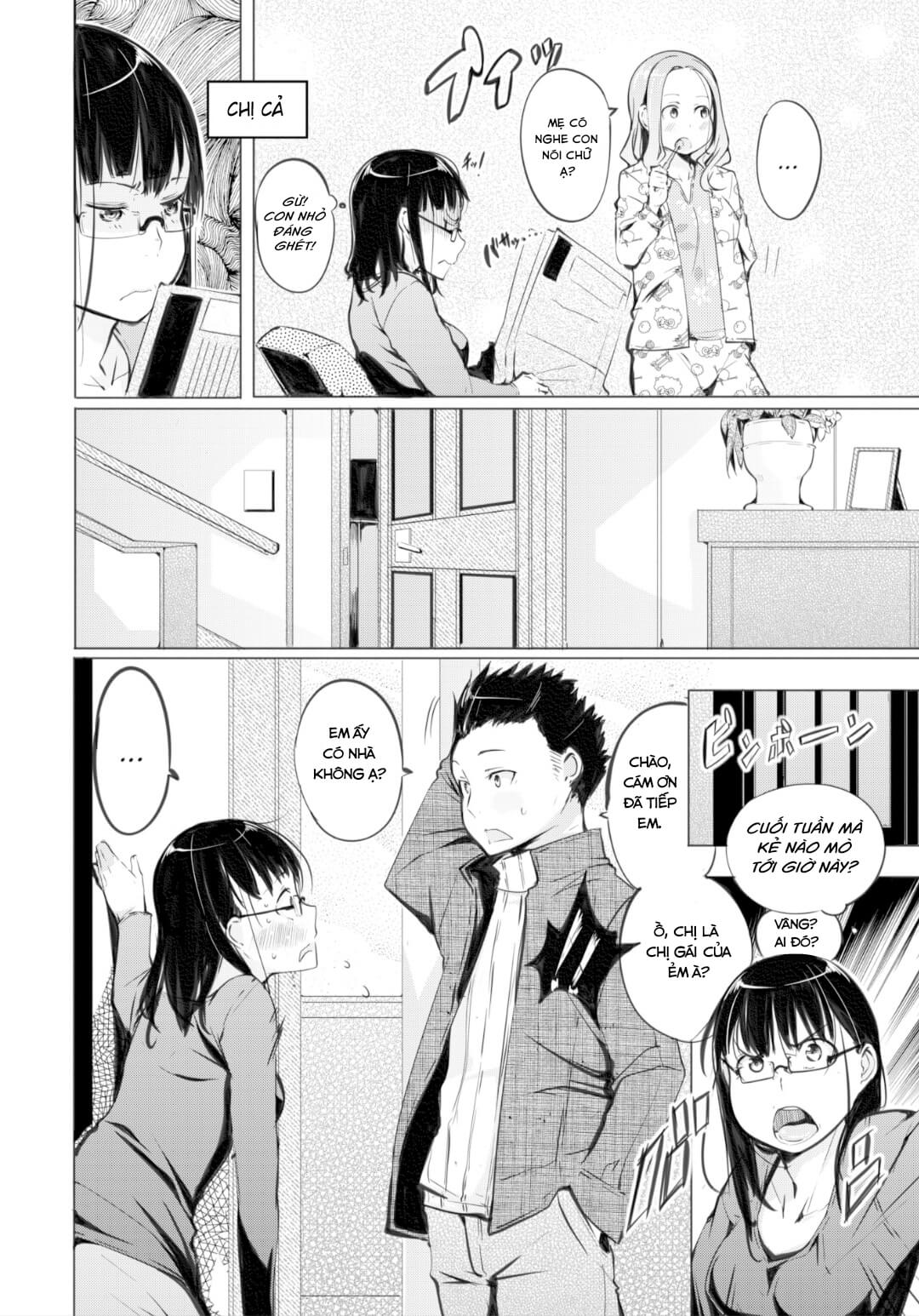 Đọc truyện hentai Tai Áp Vô Tường, Không Nhìn Nó Làm Tình - Oneshot