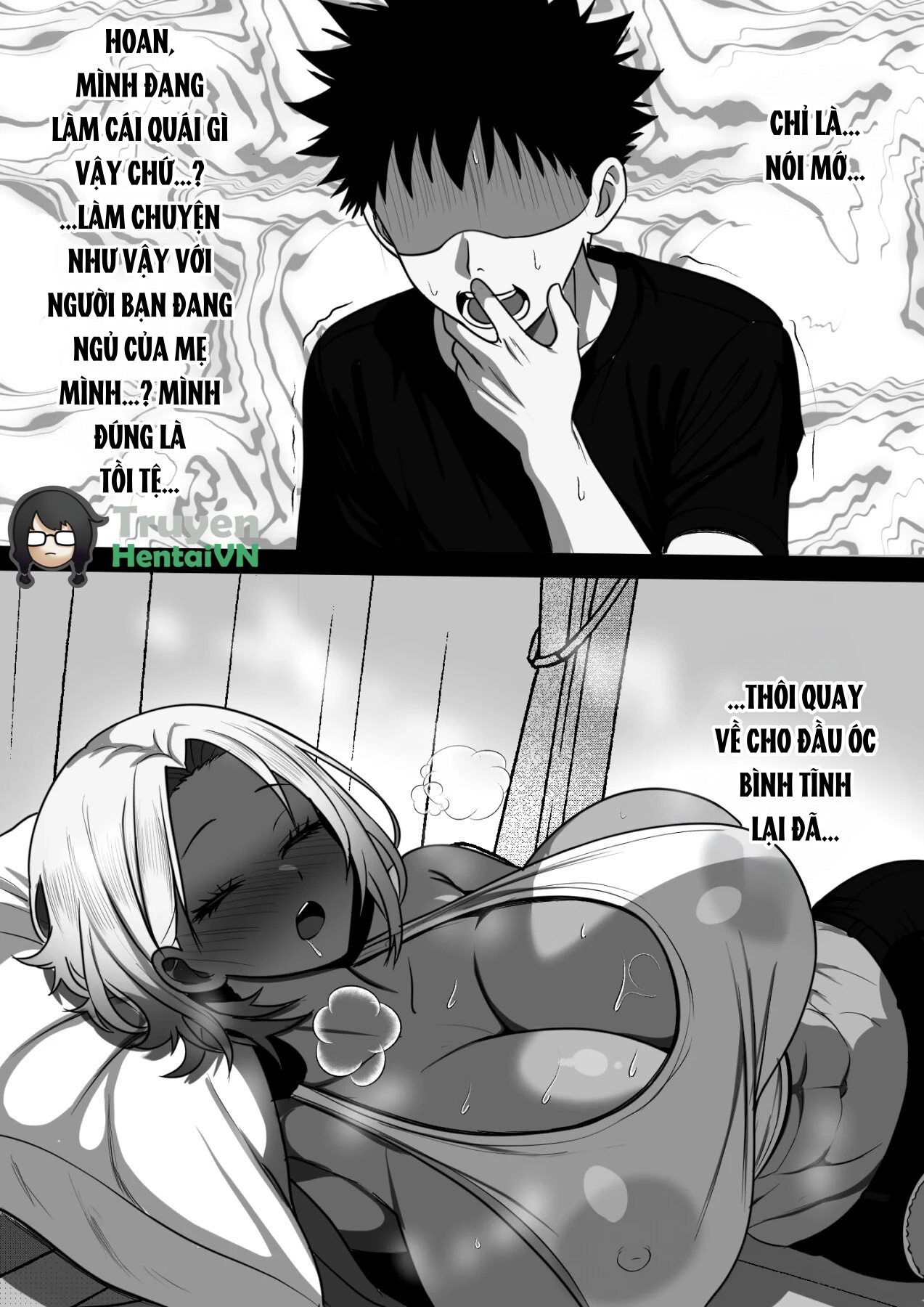 Đọc truyện hentai Mob Danshi datta Ore ga Haha no Kouhai no YanMama o Haramaseru made no Hanashi - Oneshot