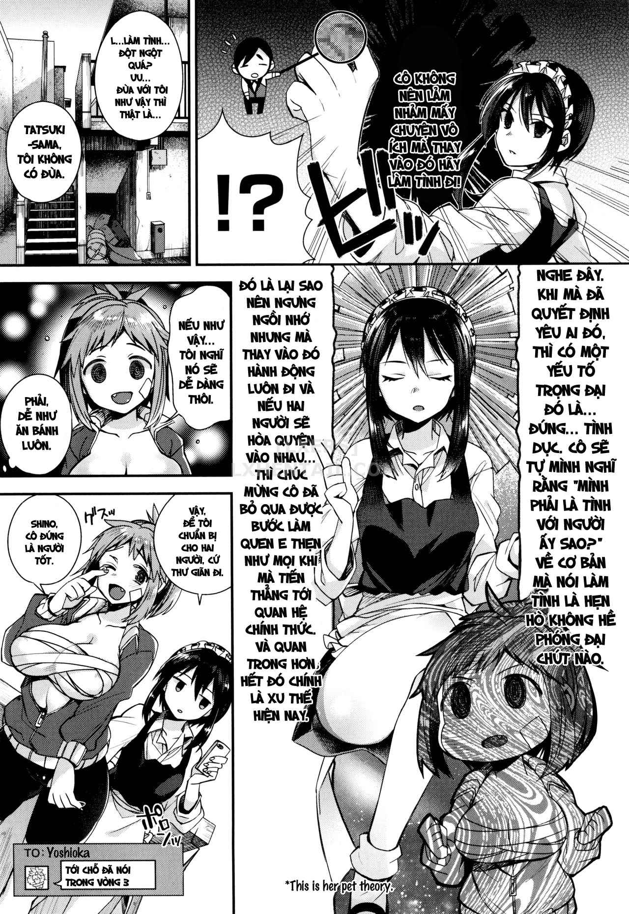 Đọc truyện hentai Ojou-Sama To Maid No Midara Na Seikatsu - Chap 3