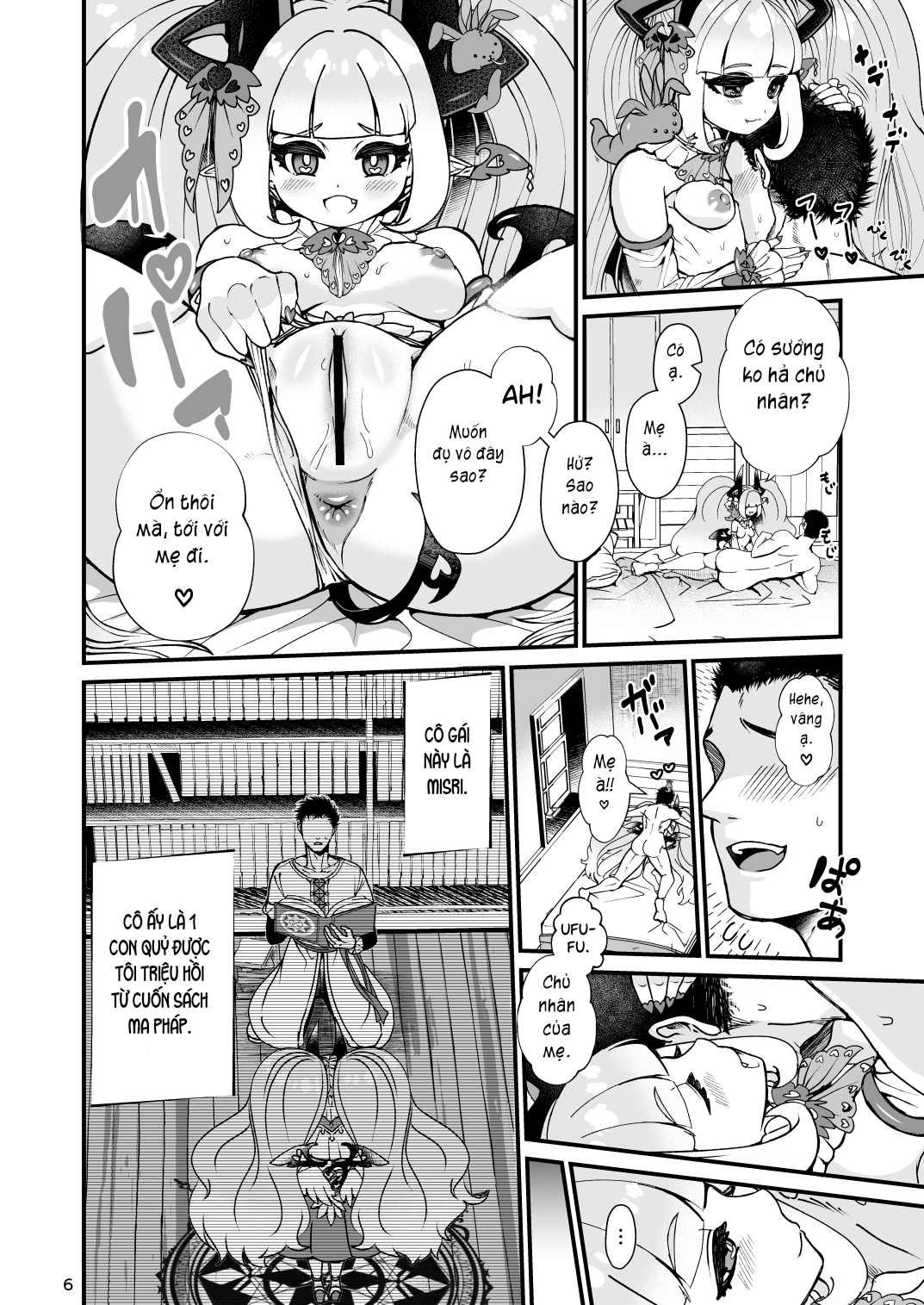 Đọc truyện hentai Futanari Devil Mama no Mesu ni Naru - Oneshot.