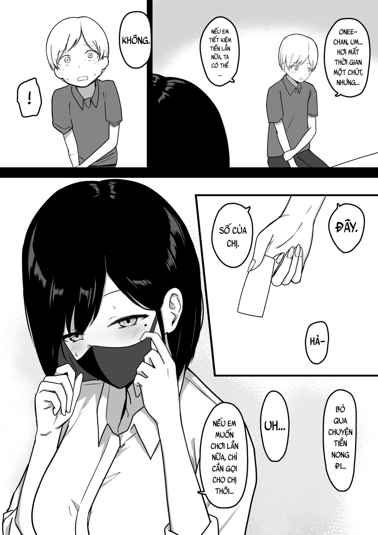 Đọc truyện hentai Vụng trộm chịch nhau với chị gái Gyaru đĩ điếm - Oneshot