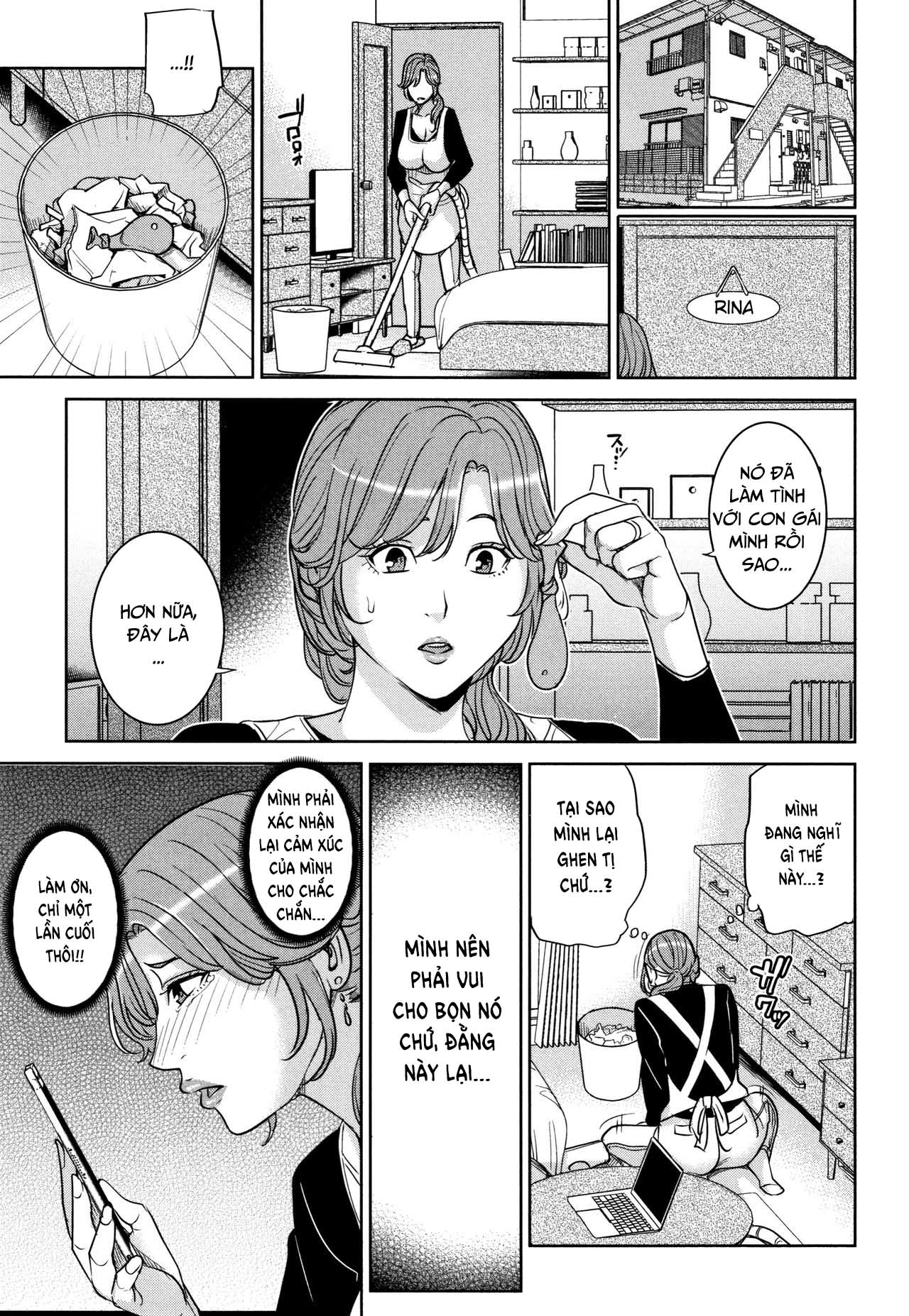 Đọc truyện hentai Kanojo no Mama to Deaikei de - Chap 6