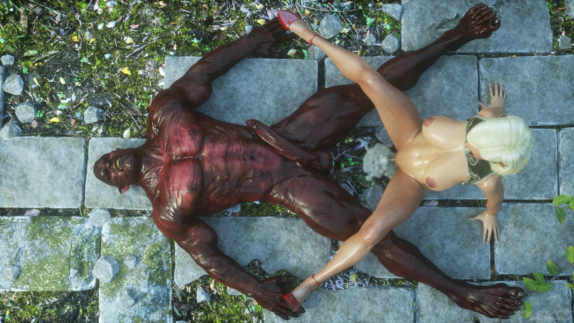 Đọc truyện hentai Elf Slave - Chapter 1.5: Jenna`s Revenge