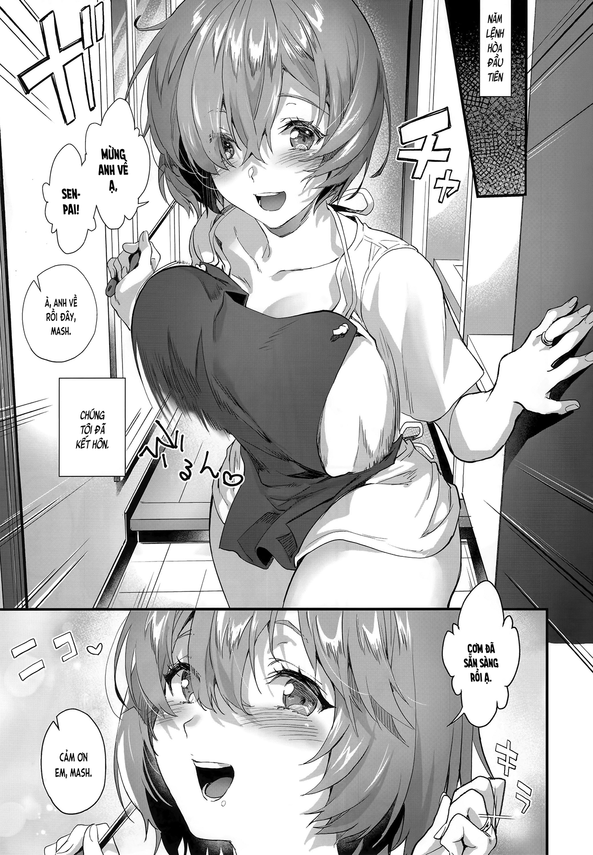 Đọc truyện hentai Mash những ngày mới cưới (FGO) - Oneshot