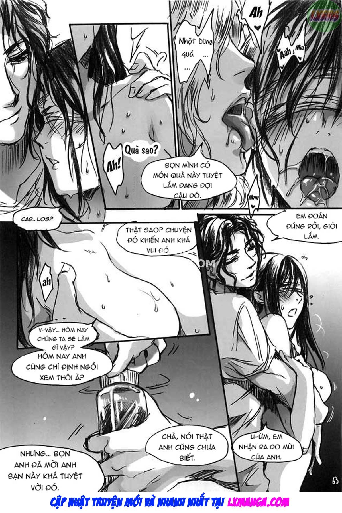 Đọc truyện hentai Cô bạn gái quyến rũ cùng người yêu - Oneshot