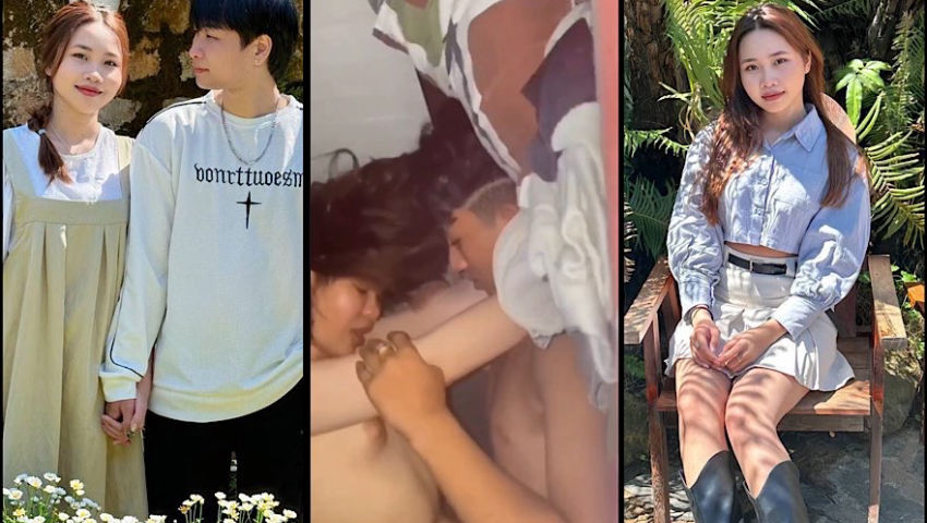 Ngọc Hân 2k6 sinh viên trường TNU Thái Nguyên mê trai đẹp bị leak clip địt nhau xoa vú làm em nứng rên rỉ