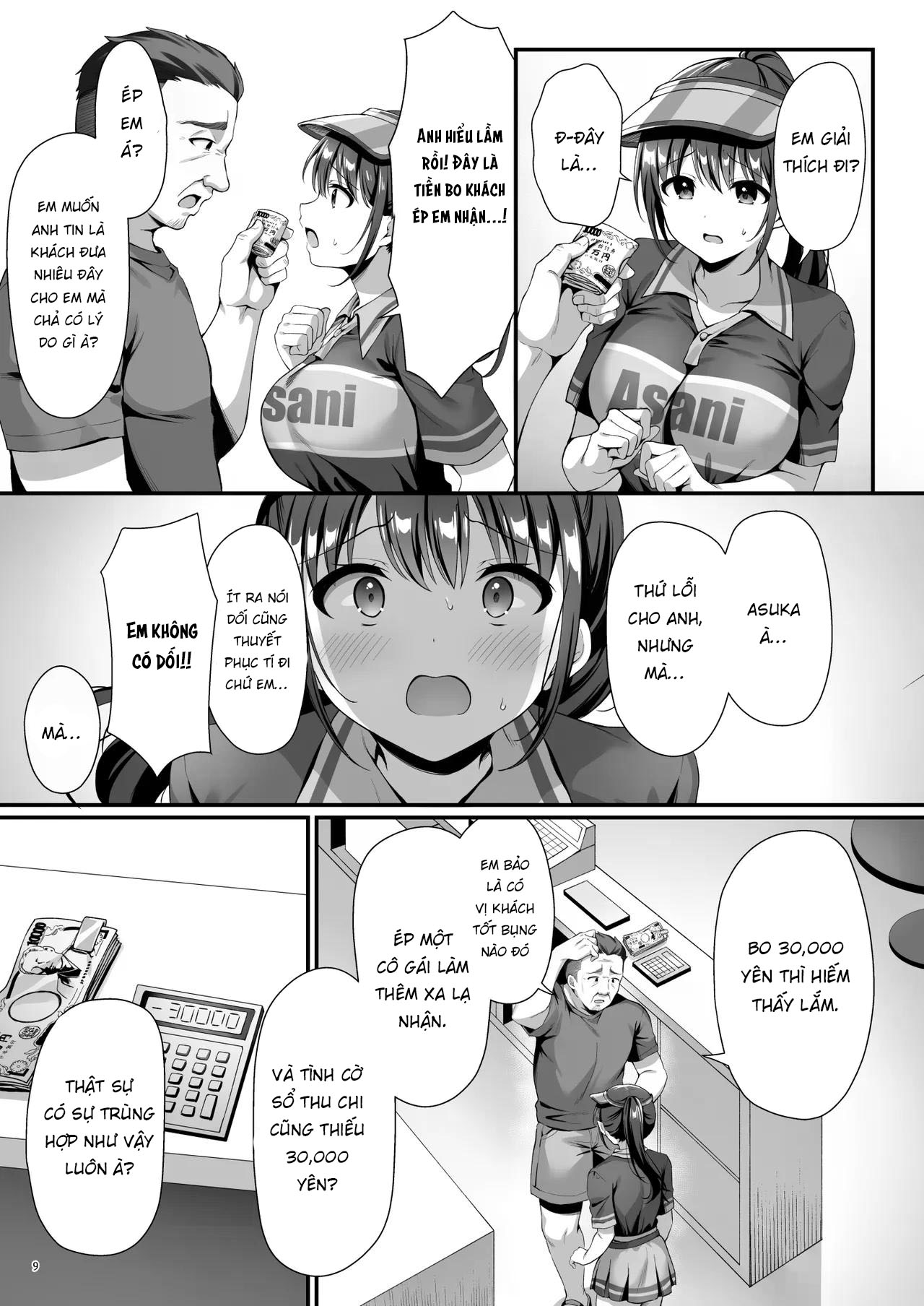 Đọc truyện hentai Watashi, Nusundemasen! Beer Garden no Uriko Baito ni Kita Dake Nanoni… - Oneshot