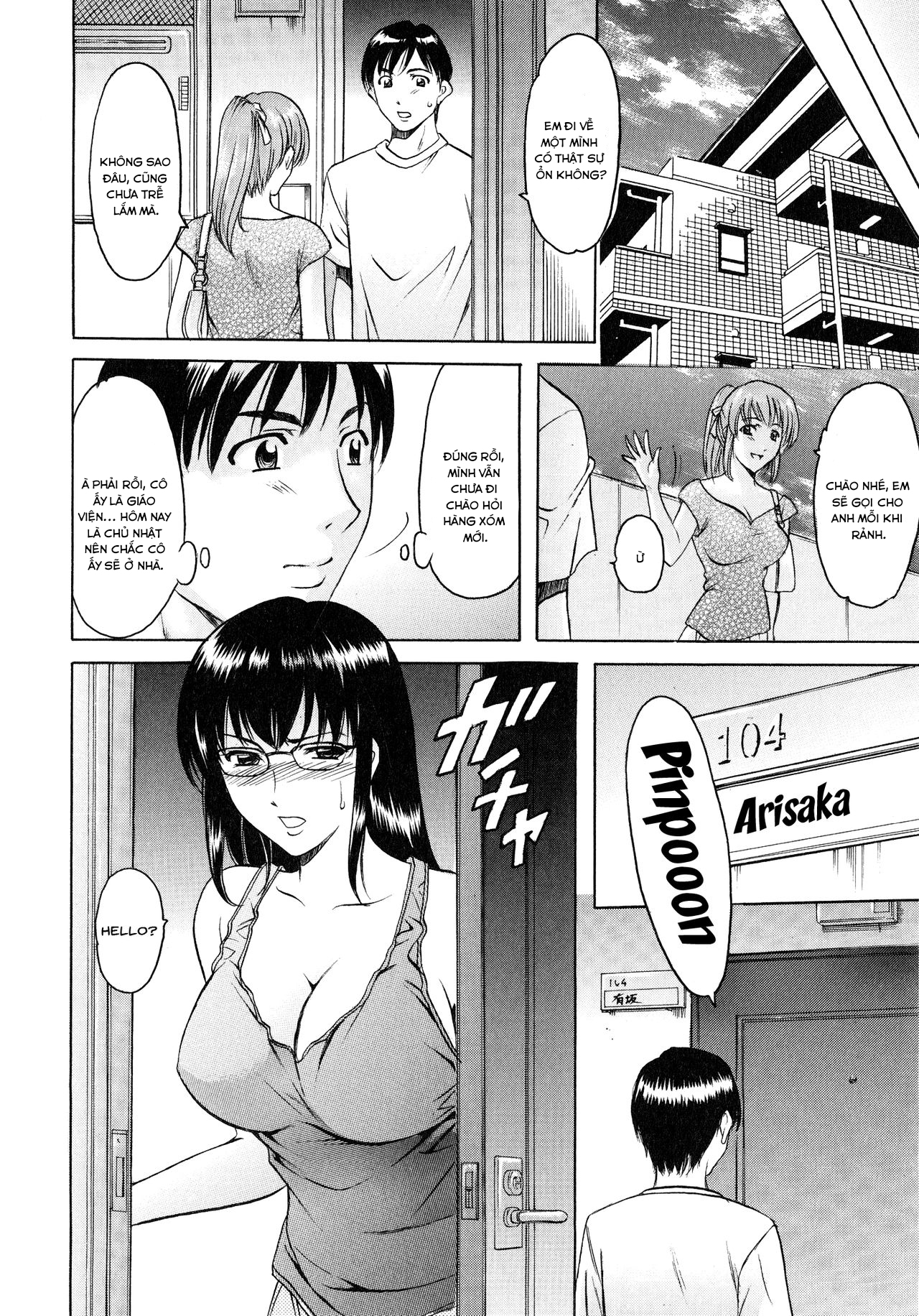 Đọc truyện hentai Yuuwaku no Toshiue Apartment - Chap 2