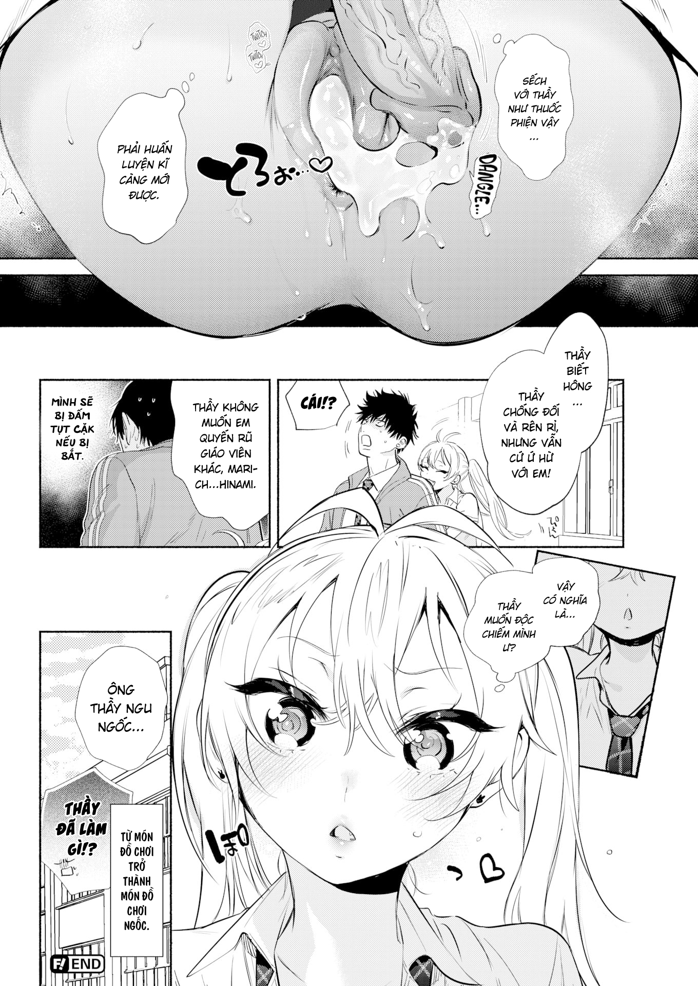Đọc truyện hentai Cơn Sốt Đêm Với Sensei - Chap 2: End