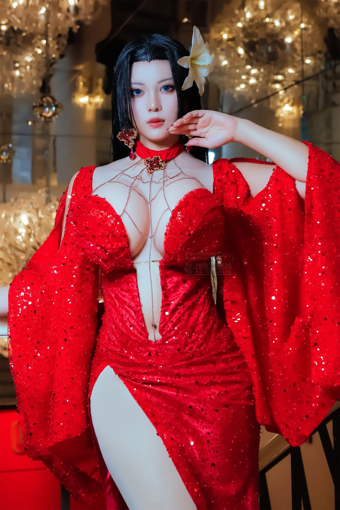 Đọc truyện hentai Tuyển tập Albums siêu phẩm Cosplay - Chap 1365 - Rumi Twins (Love1loooomy) - Boa Hancock