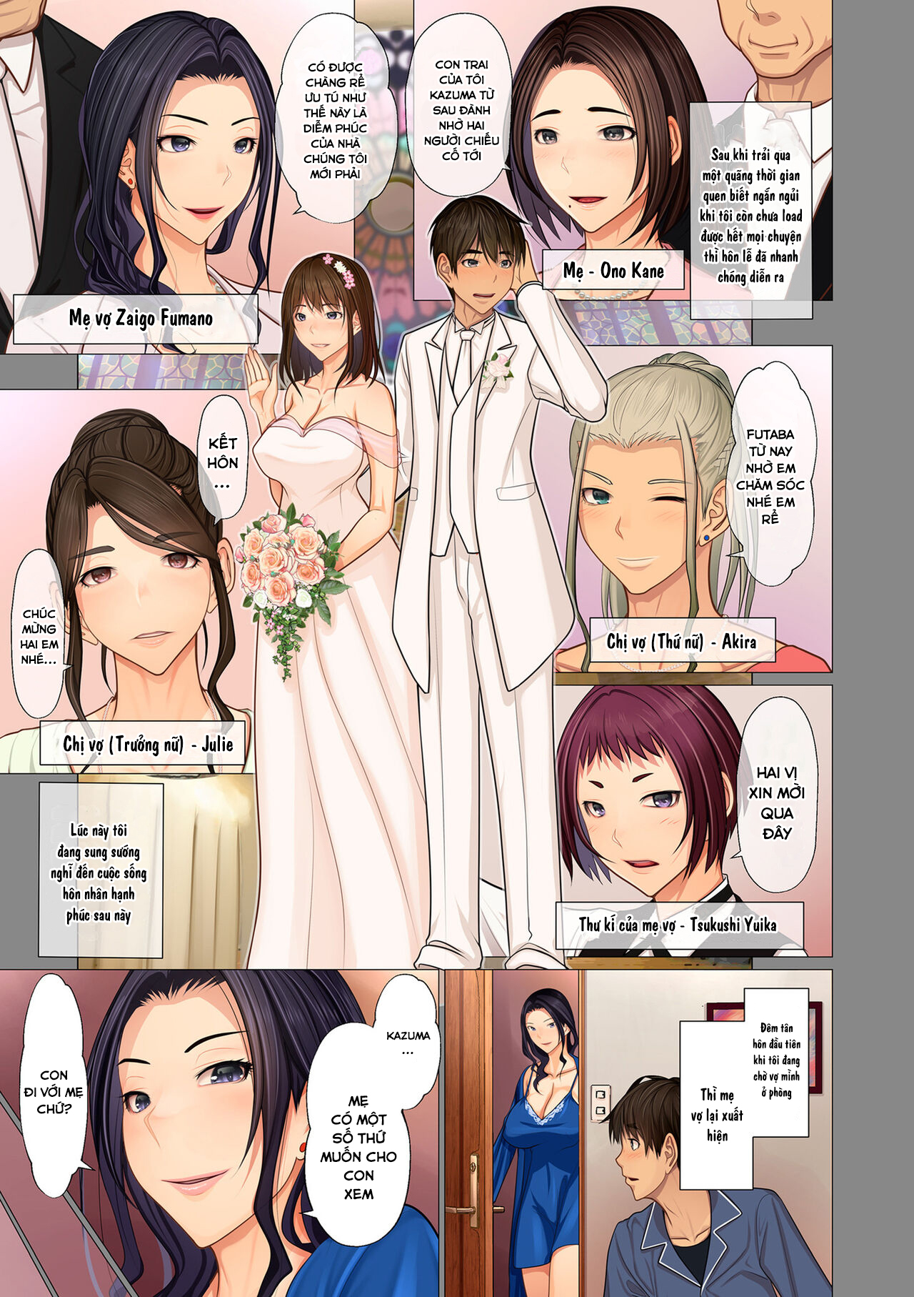 Đọc truyện hentai Fugou Ichizoku no Muko - Chap 1