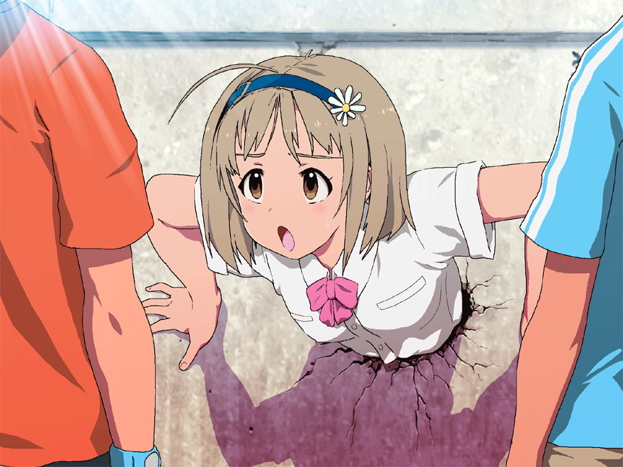 Đọc truyện hentai Kabe ni Hamatte Ugokenai! - Artist CG Ảnh động