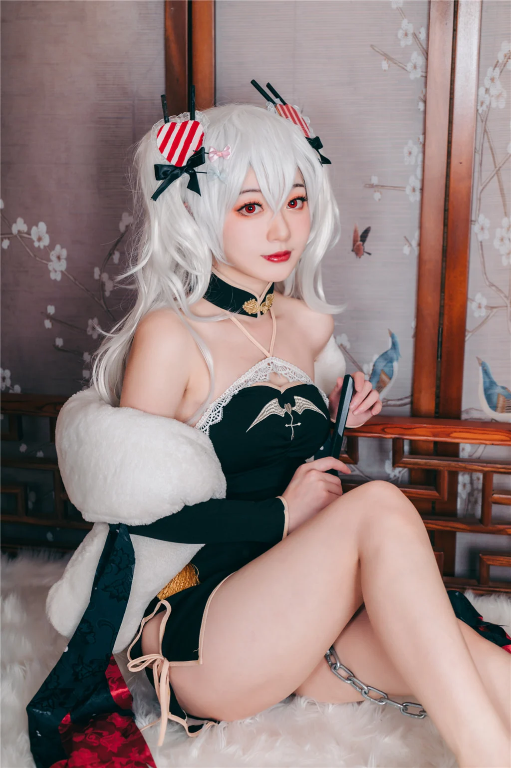 Đọc truyện hentai Tuyển tập Albums siêu phẩm Cosplay - Chap 592 - Tao Mo - Vampire Cheongsam