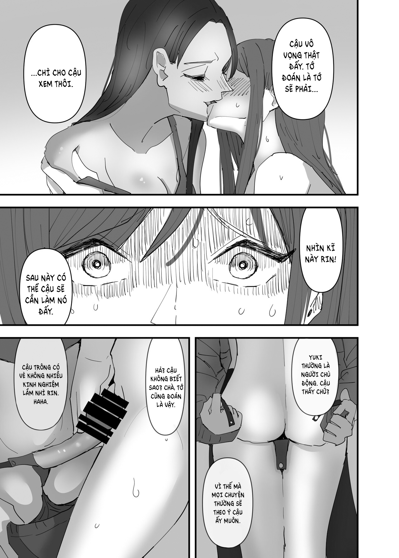 Đọc truyện hentai Chuyện tình của những cô nàng táo bạo - Chap 3