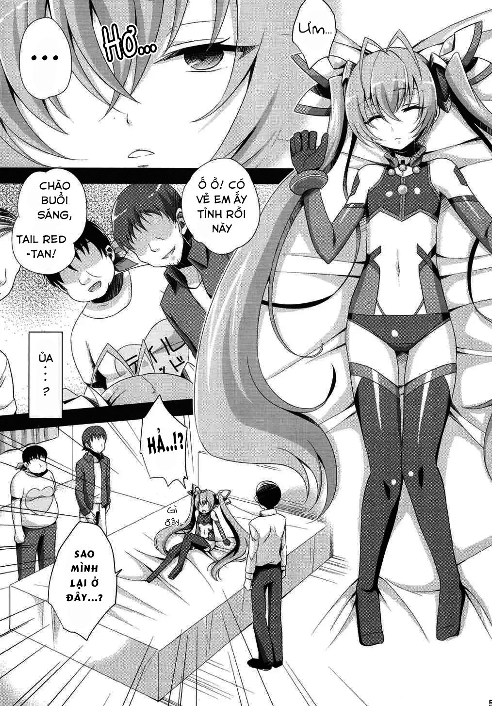 Đọc truyện hentai Hai bím đỏ tươi! - Oneshot