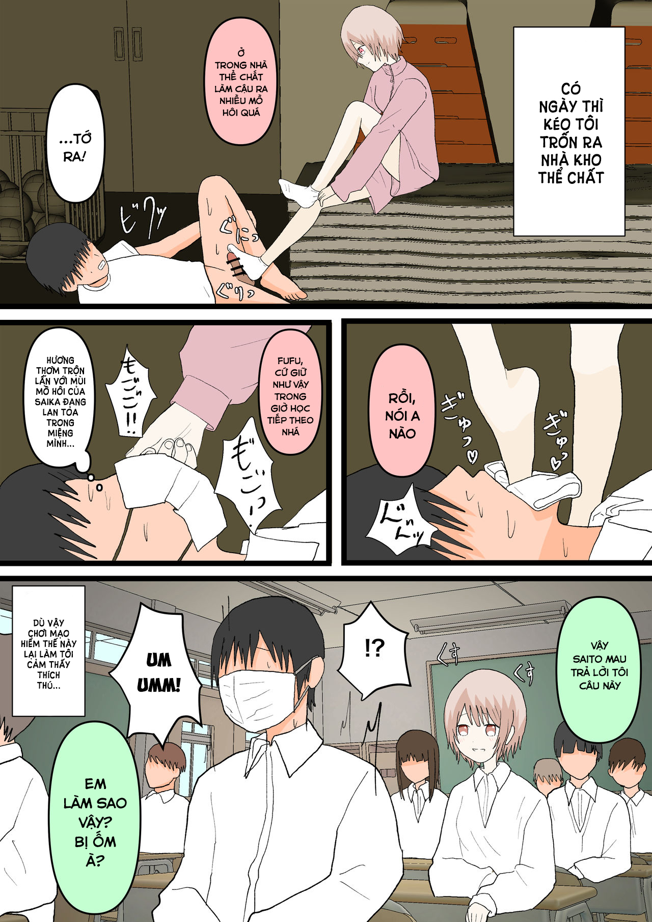 Đọc truyện hentai Người bạn thời thơ ấu và con chó - Oneshot