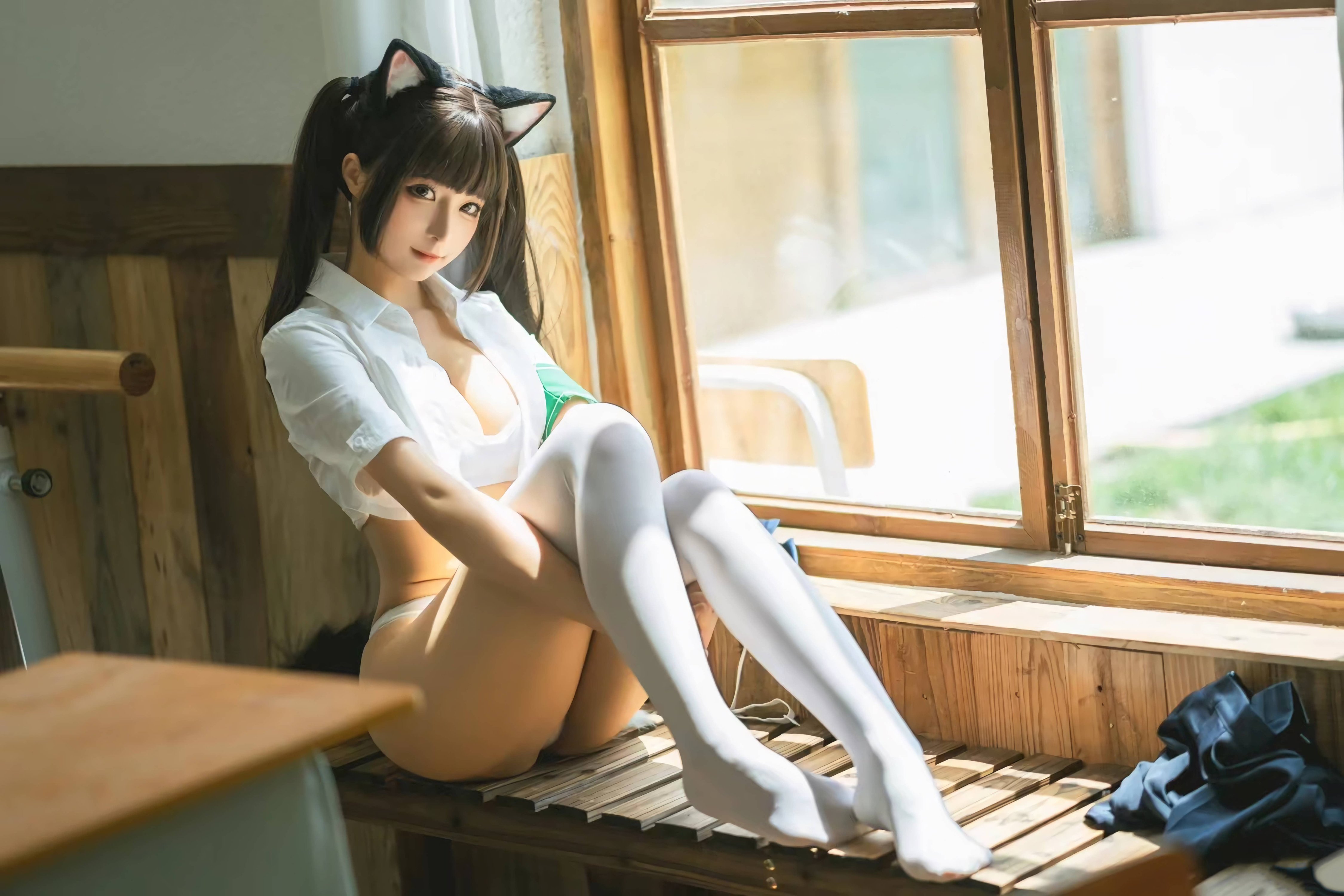 Đọc truyện hentai Tuyển tập Albums siêu phẩm Cosplay - Chap 1319 - Stupid Momo – About my junior being a catgirl