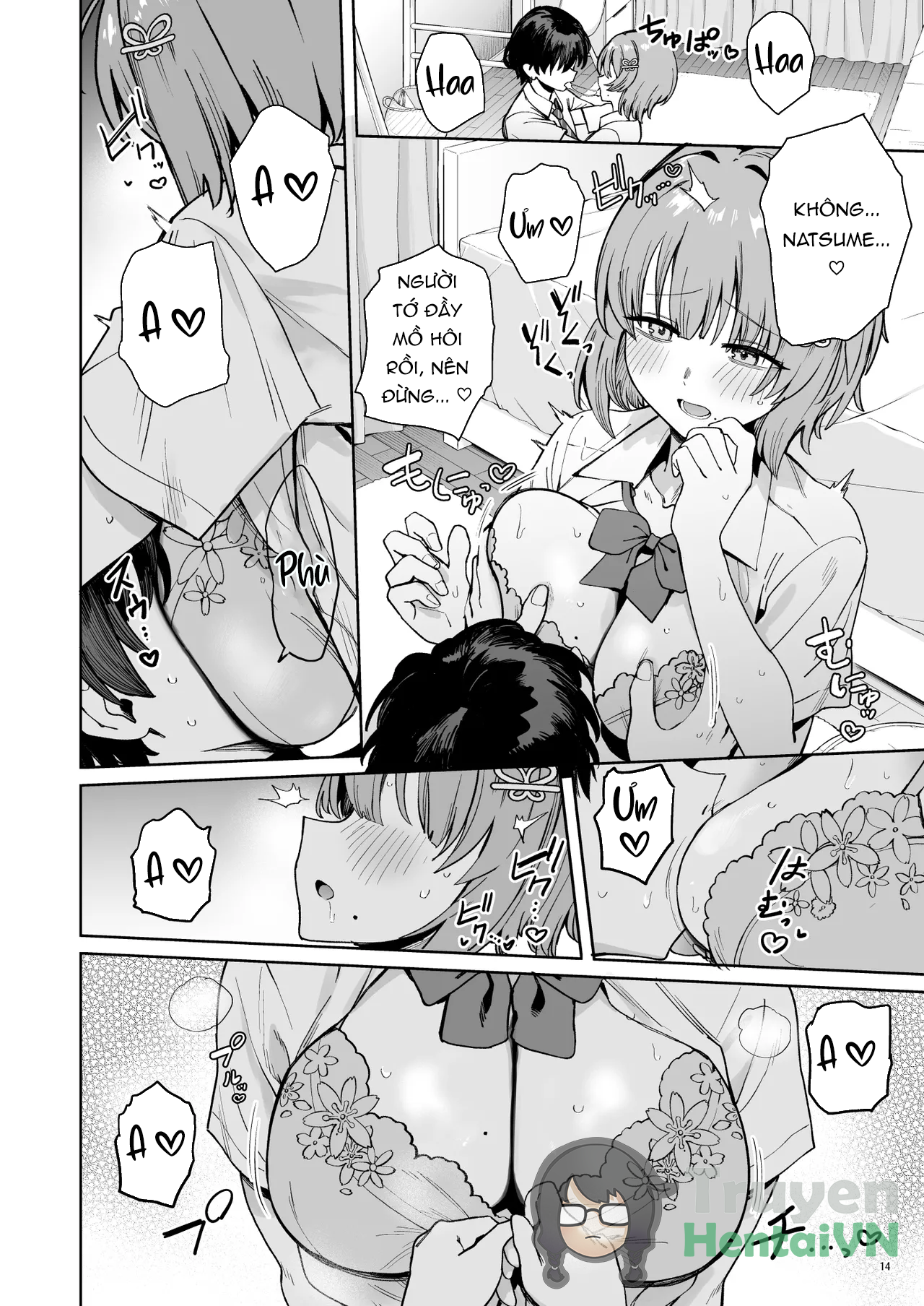 Đọc truyện hentai Class de Kakure Ninki no Hirose-san ga Guigui kuru! - Oneshot