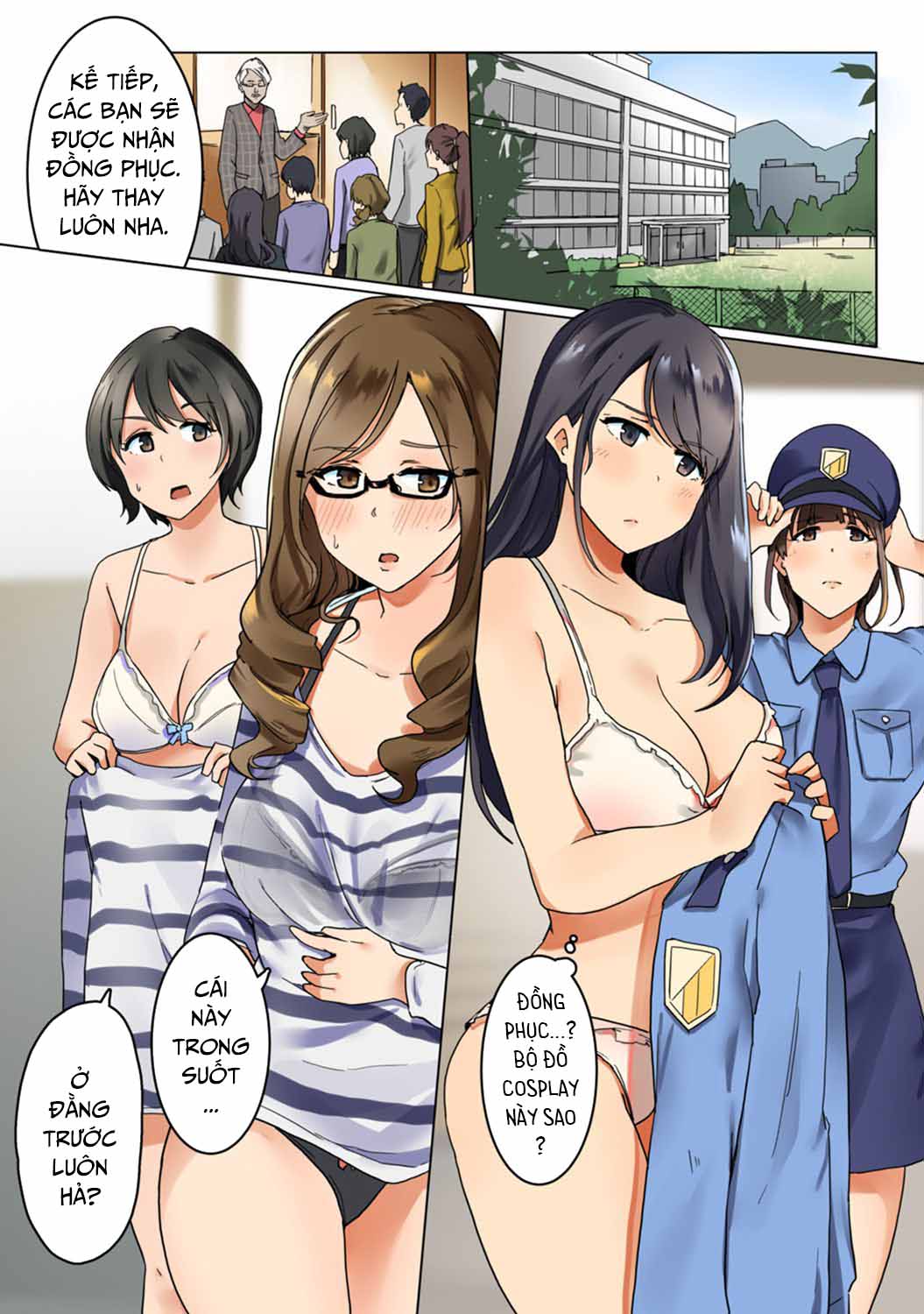Đọc truyện hentai Kangoku Zemi Kanshu ni Zettai Fukujuu o Shiirarete - Chap 1