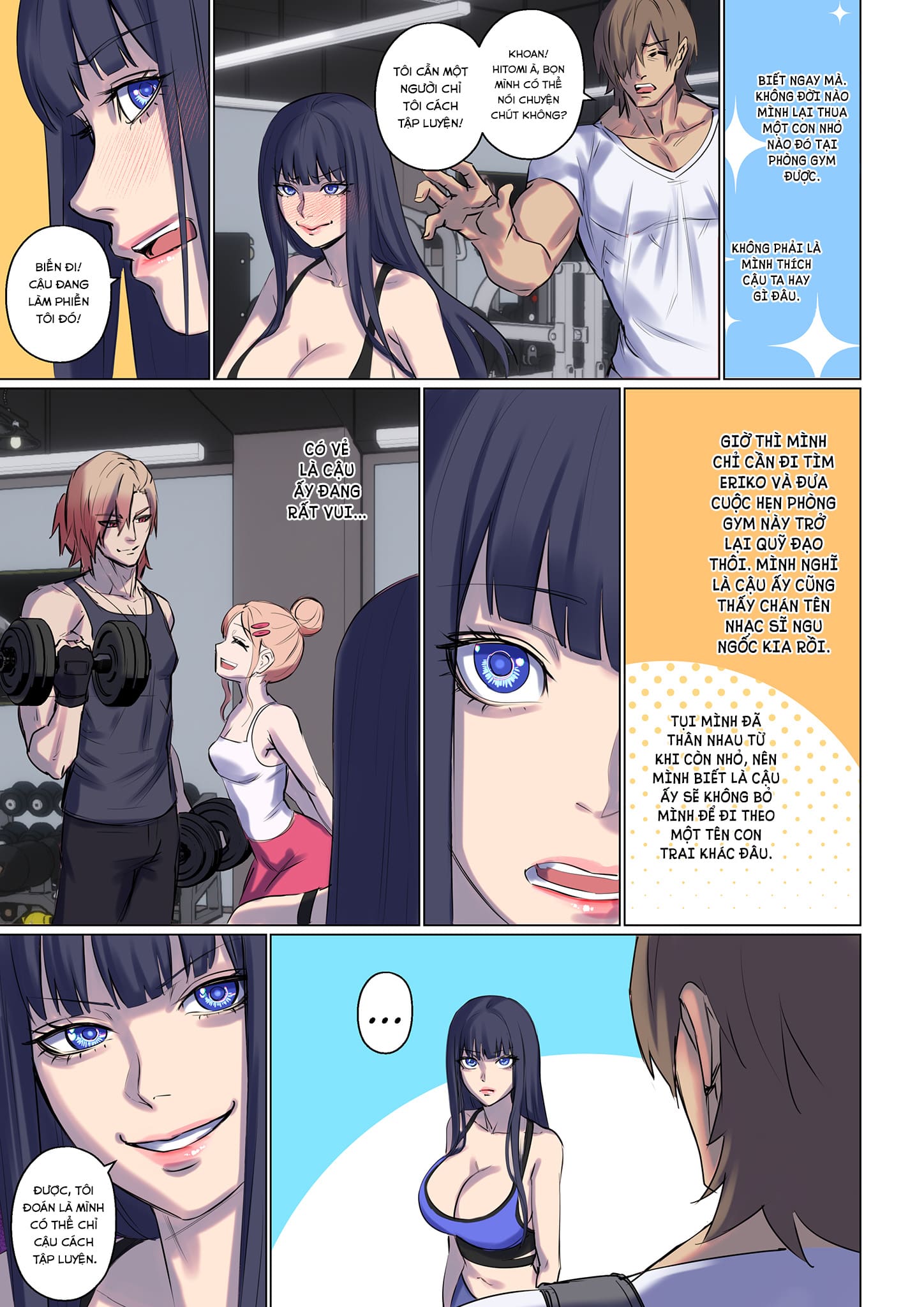 Đọc truyện hentai Bắt cóc người ngoài hành tinh - Chap 3 - Phòng gym