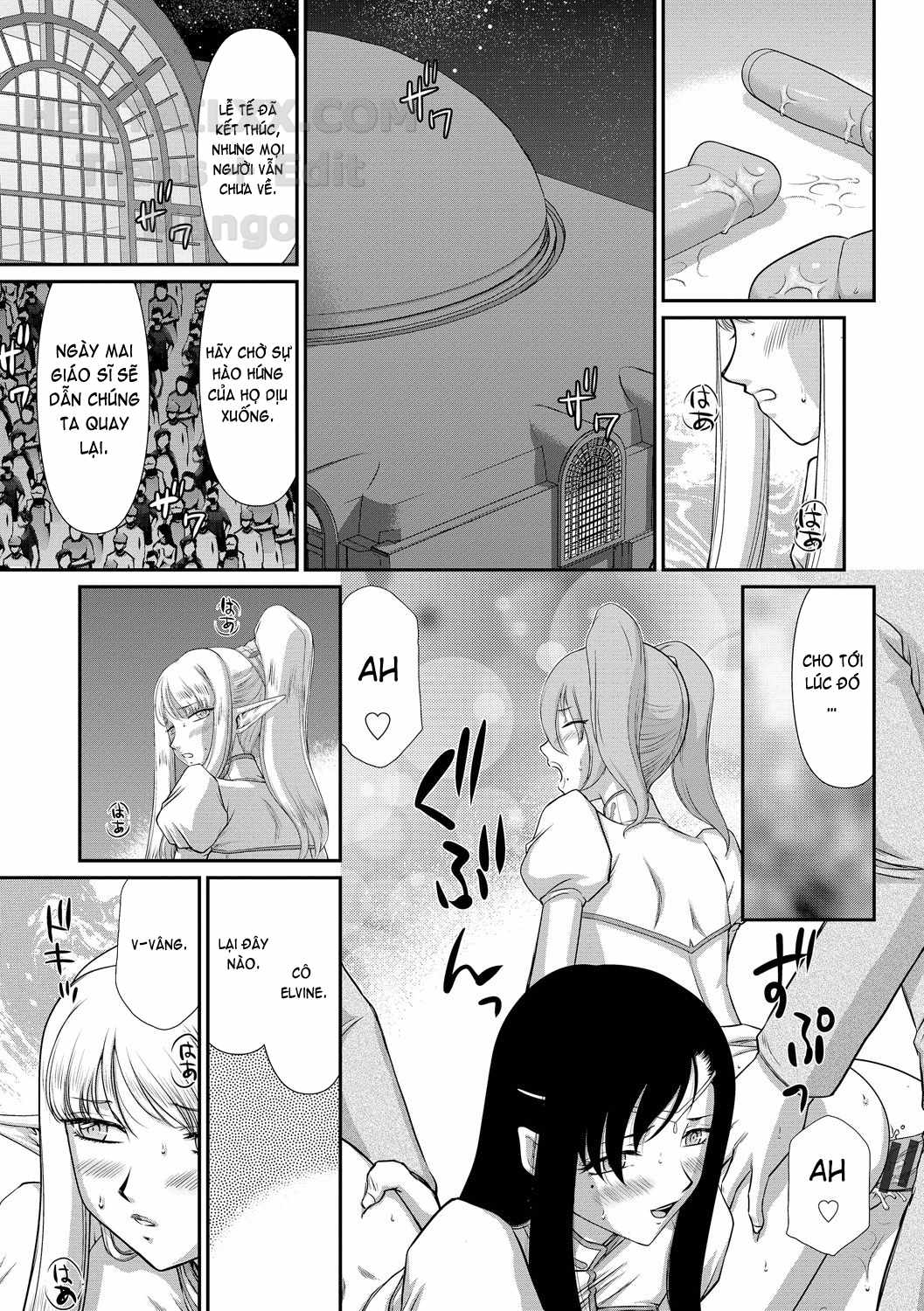 Đọc truyện hentai Inraku No Seijo Elvine - Chap 9