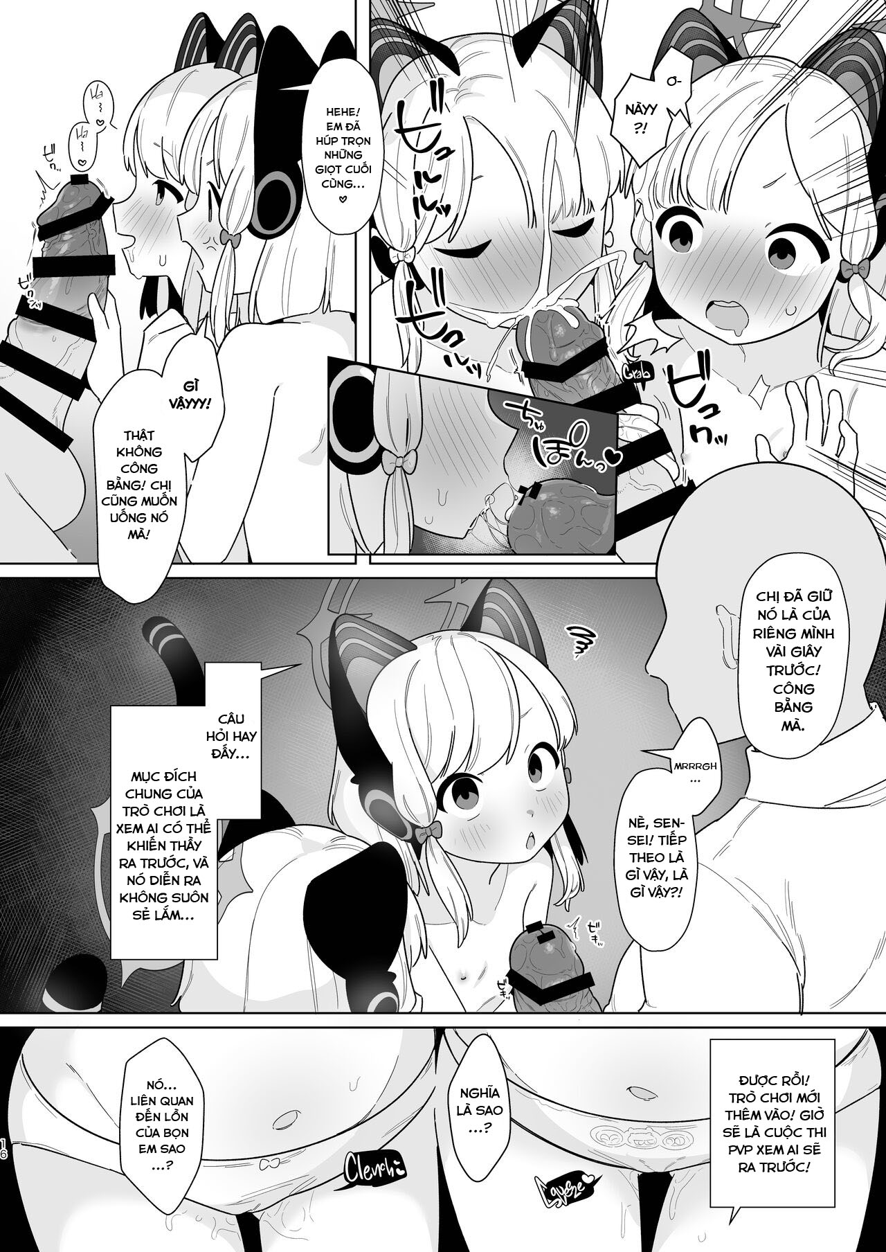 Đọc truyện hentai Câu lạc bộ Blue Archive thao túng tâm trí - Oneshot