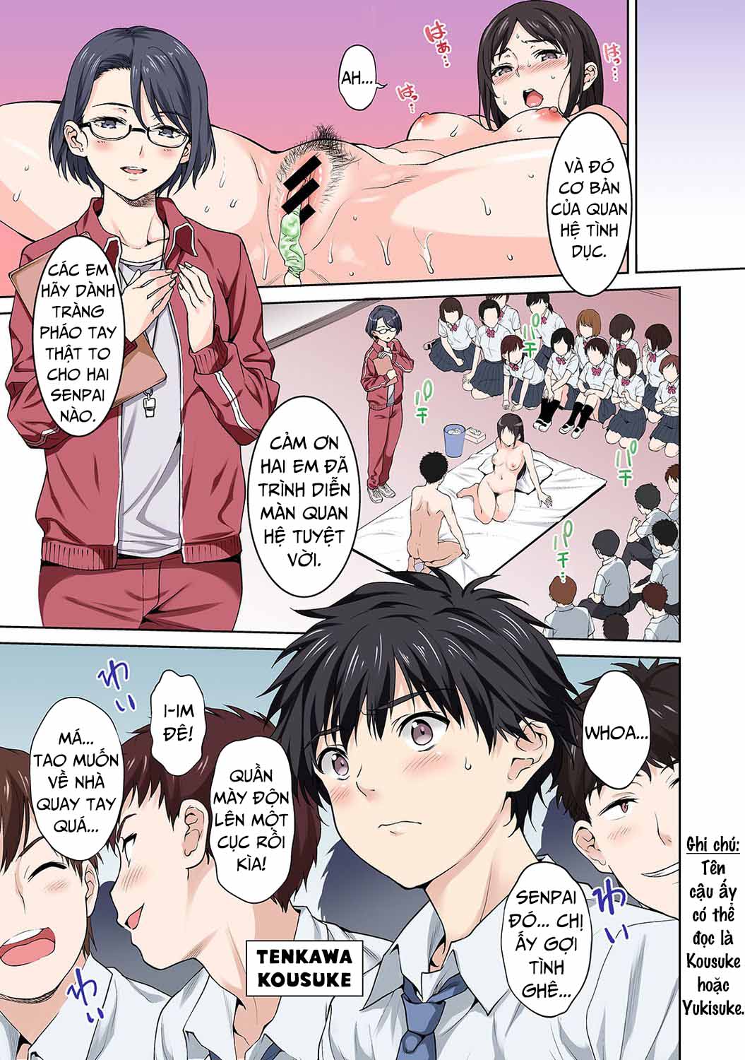 Đọc truyện hentai Bài kiểm tra giới tính, nhưng thực ra là ép địt - Chap 1