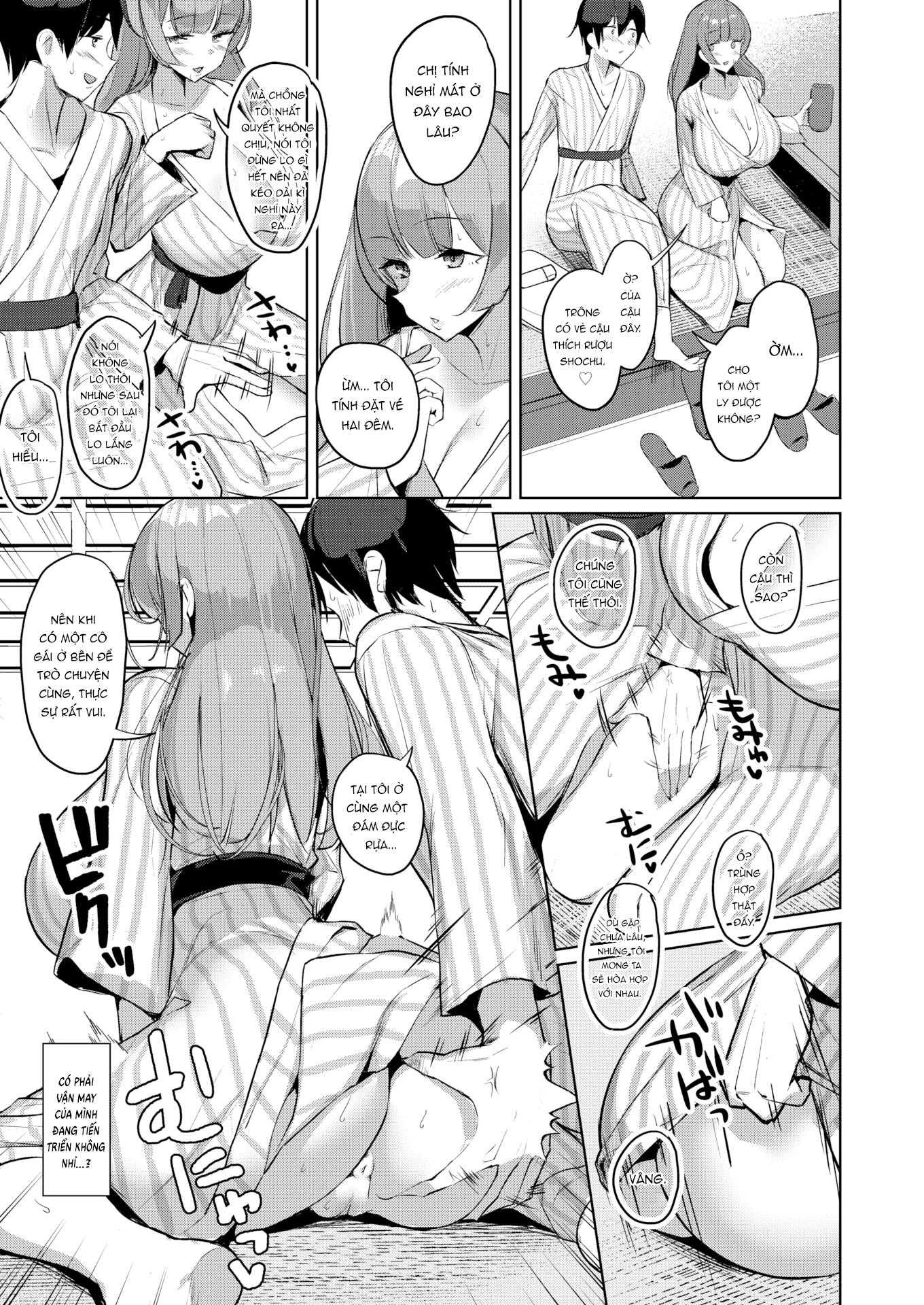 Đọc truyện hentai Suối nước nóng nứng tình - Chap 1