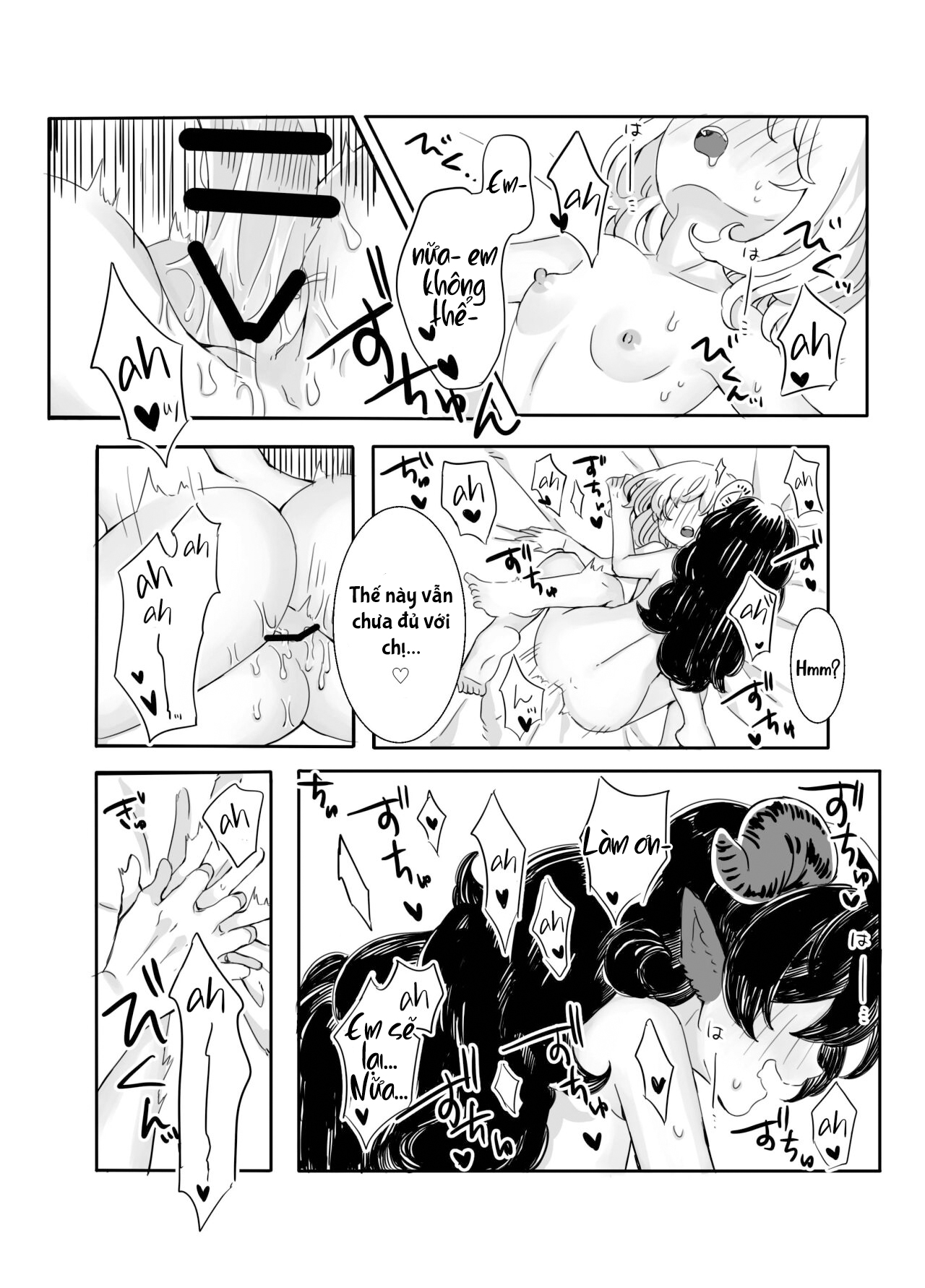 Đọc truyện hentai Futanari Onee-san to Onnanoko ga 1&2 - Story 1