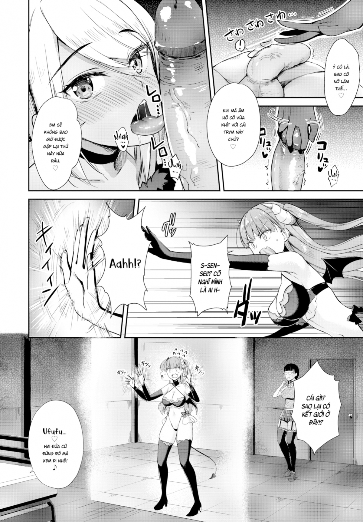 Đọc truyện hentai Hàng xóm của tôi là Succubus - Chap 4